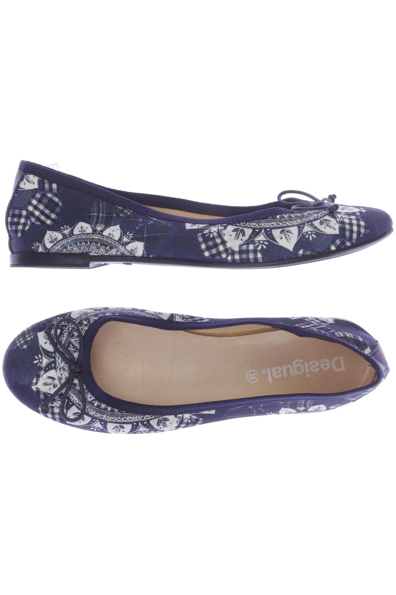 

Desigual Damen Ballerinas, marineblau