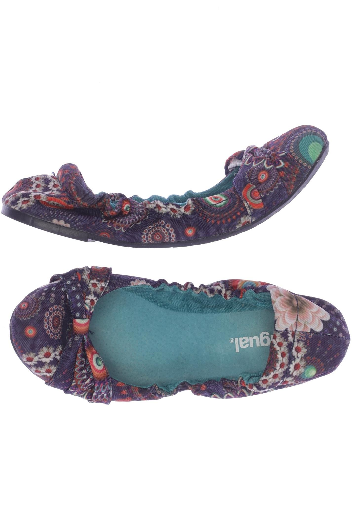 

Desigual Damen Ballerinas, flieder, Gr. 36