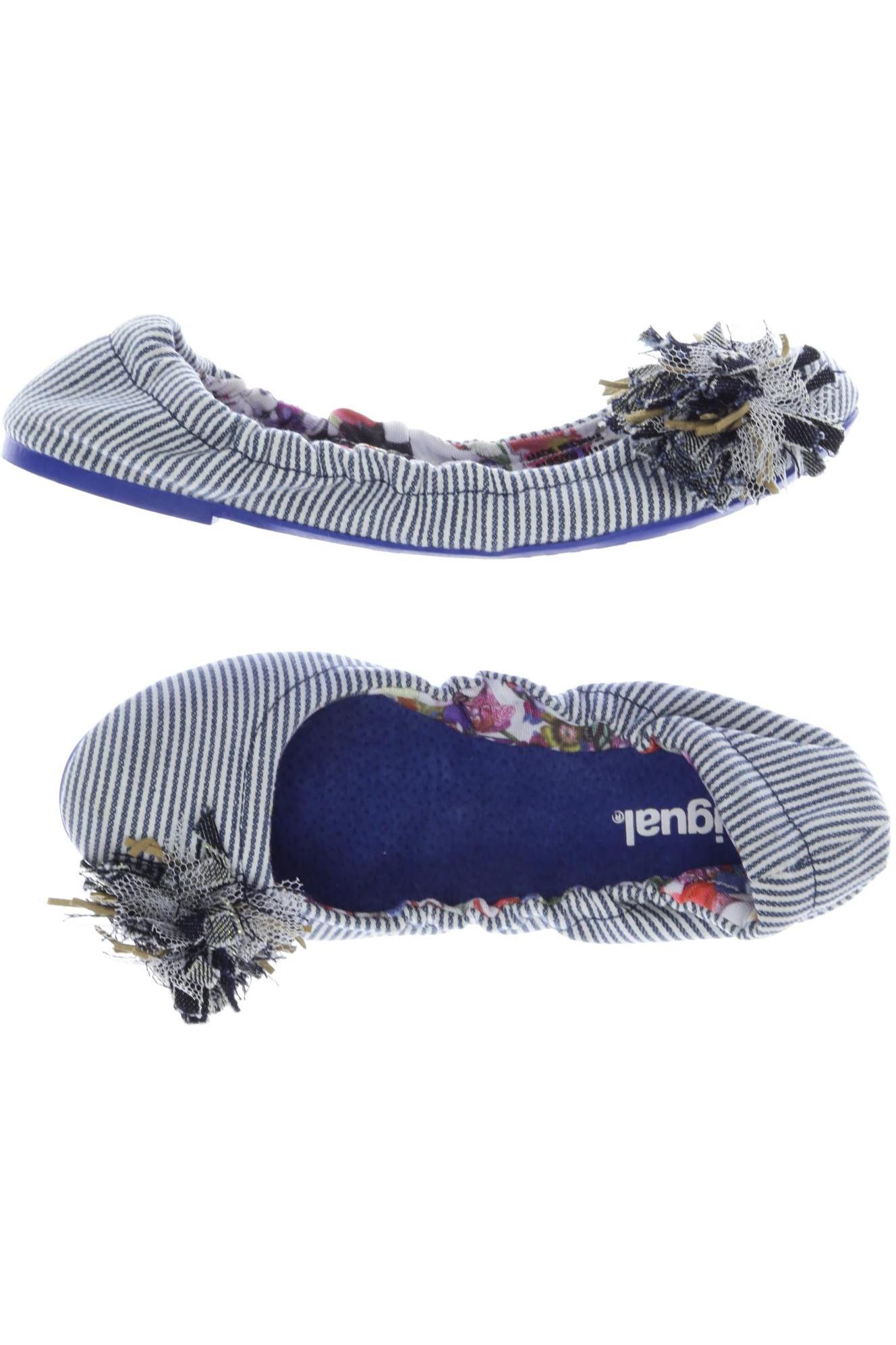

Desigual Damen Ballerinas, blau, Gr. 37
