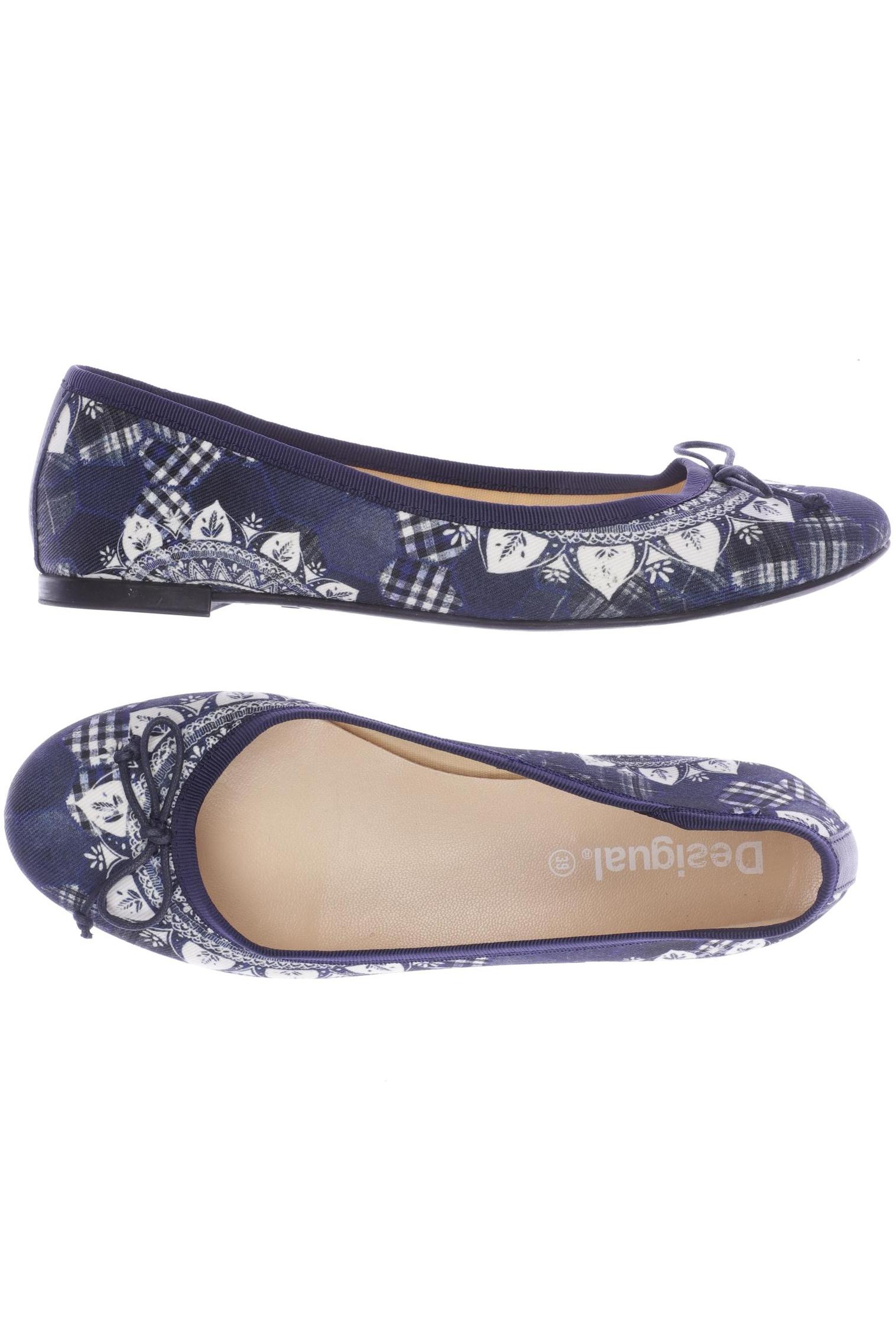 

Desigual Damen Ballerinas, marineblau, Gr. 39