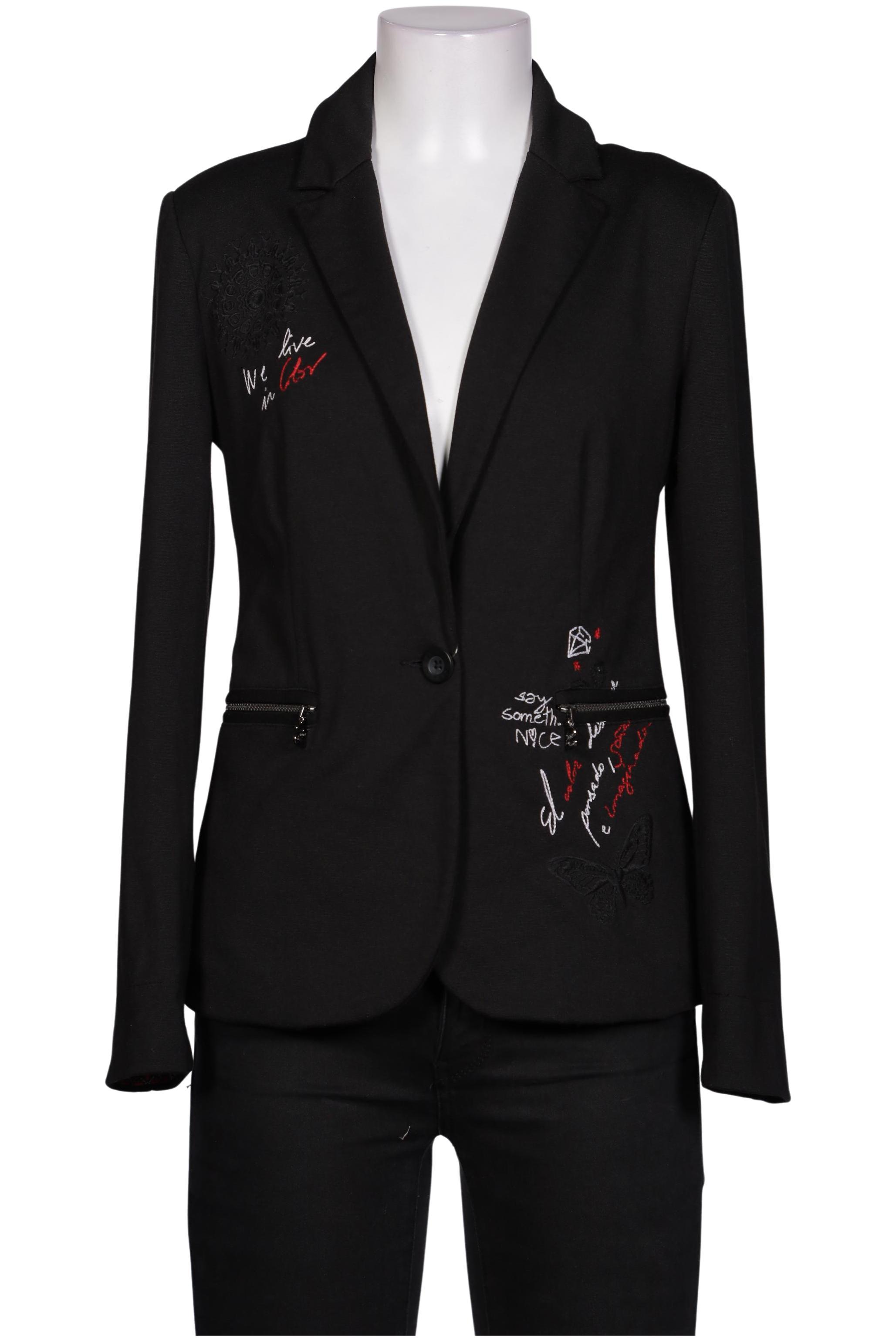 

Desigual Damen Blazer, schwarz, Gr. 36