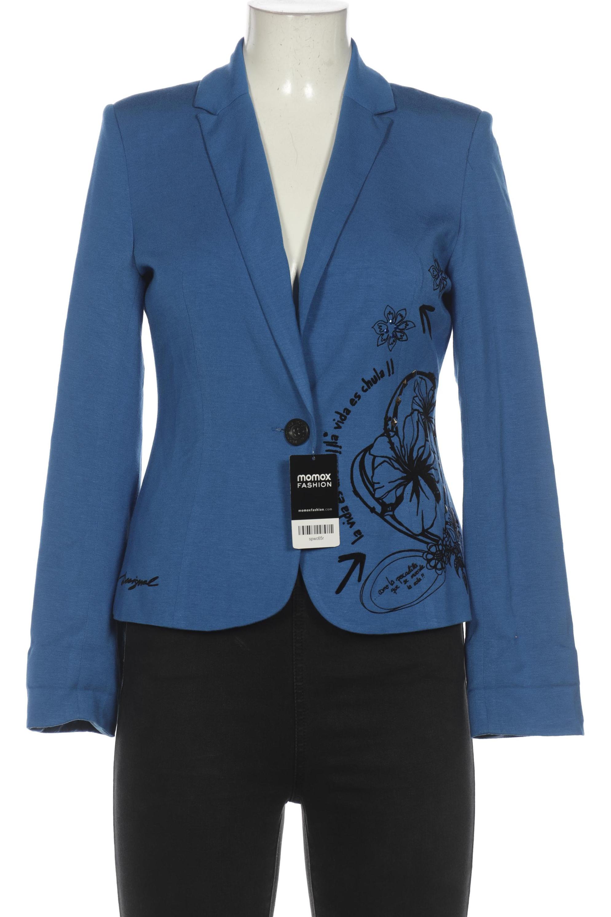 

Desigual Damen Blazer, blau, Gr. 38