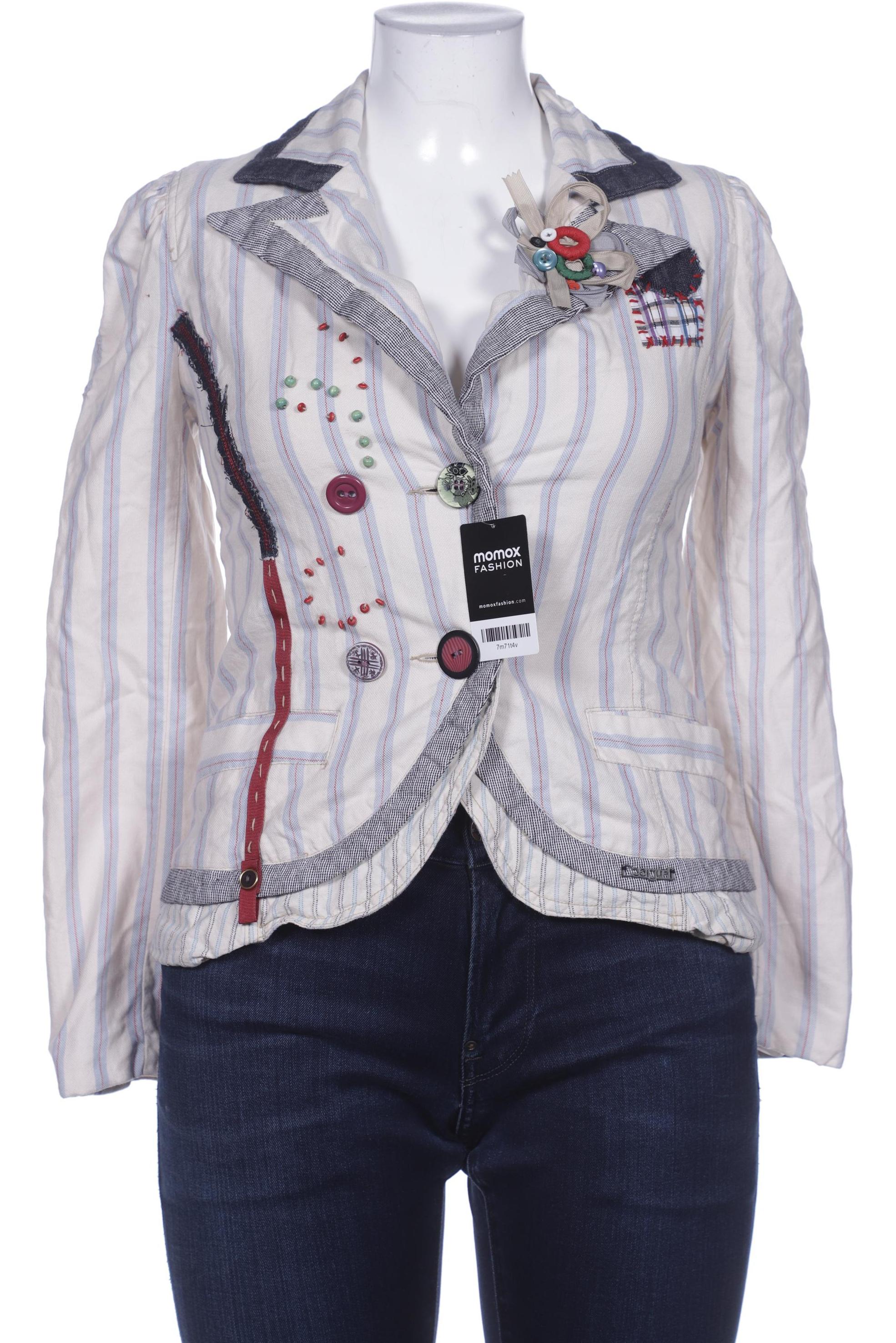 

Desigual Damen Blazer, cremeweiß