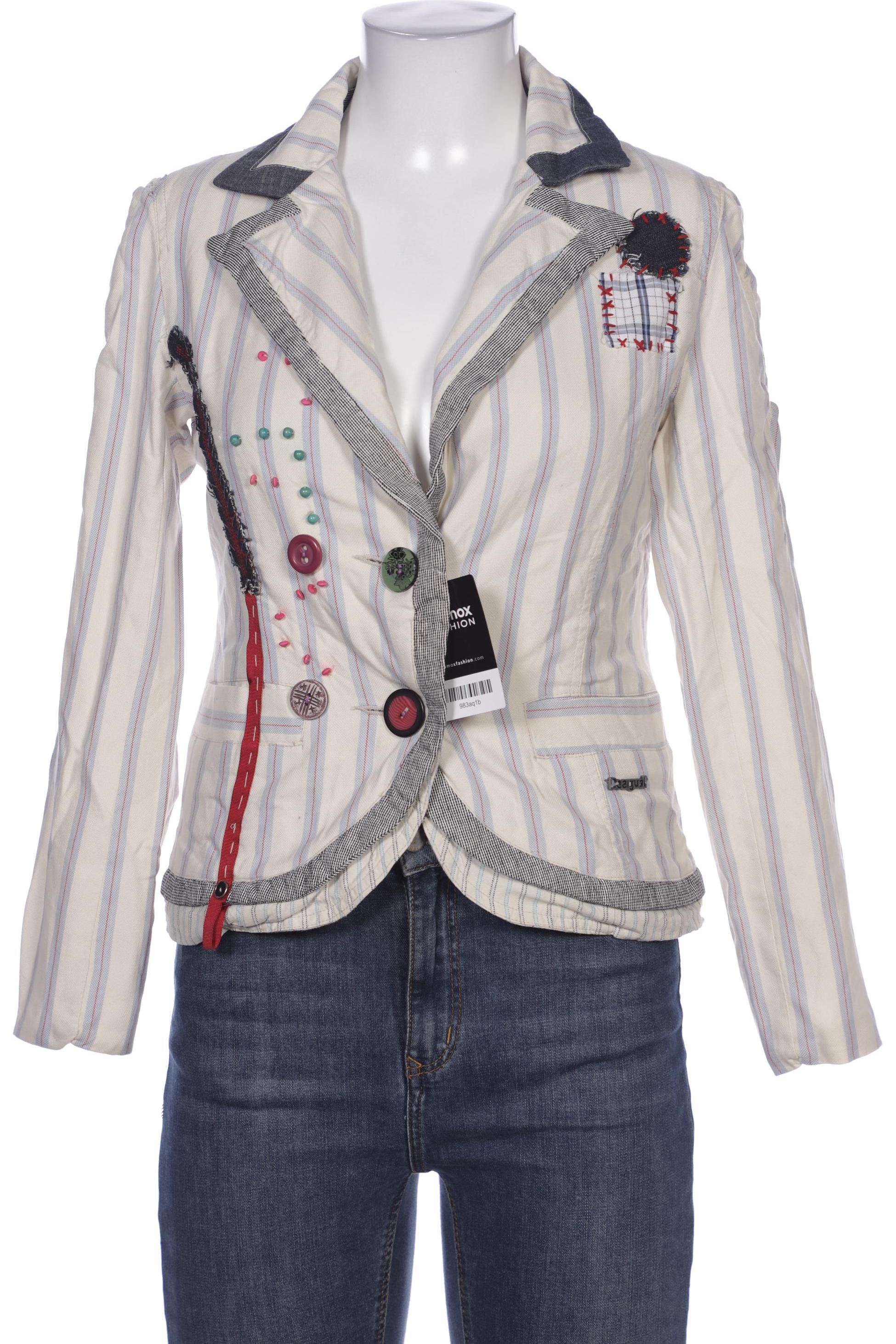 

Desigual Damen Blazer, cremeweiß, Gr. 38
