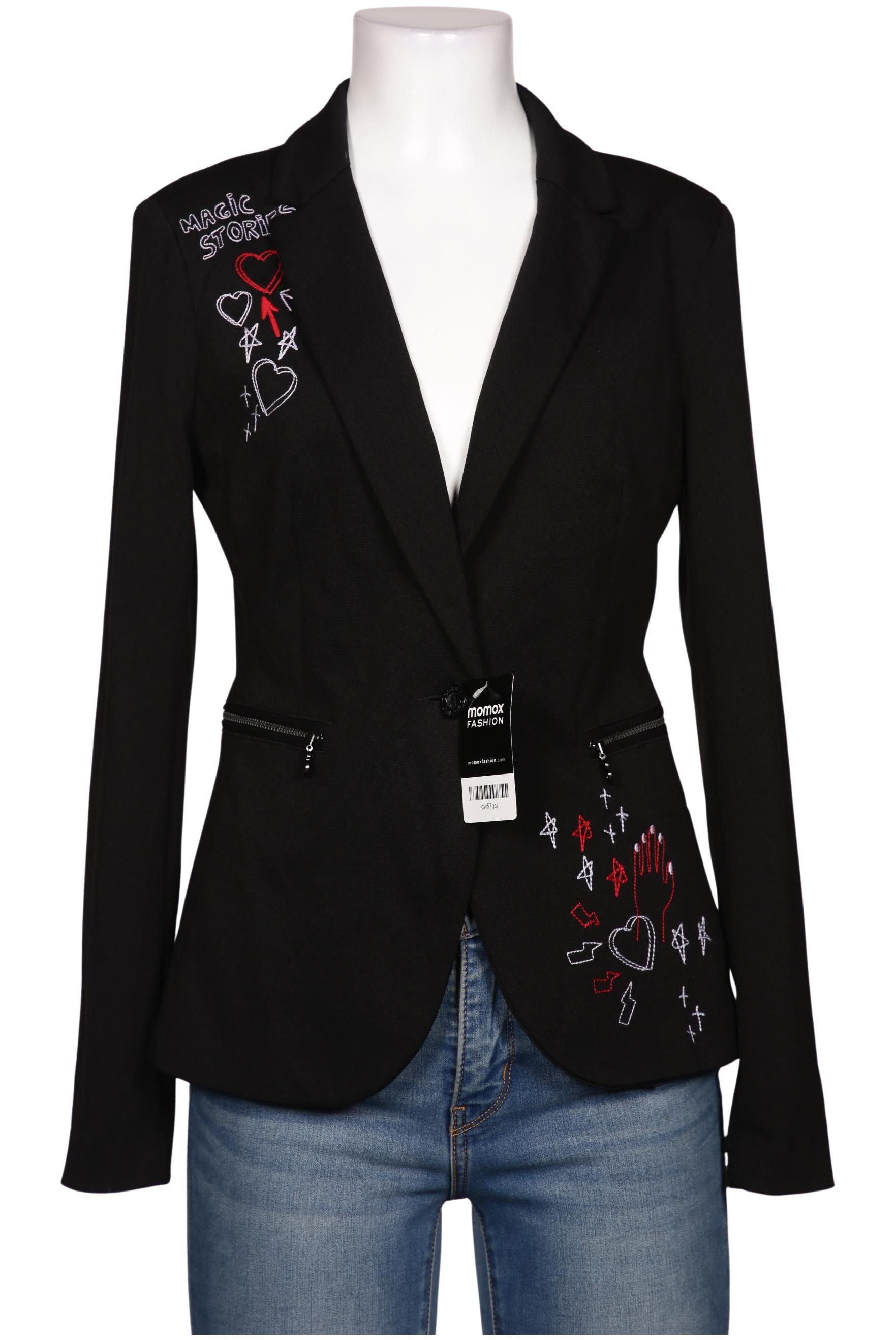 

Desigual Damen Blazer, schwarz, Gr. 38