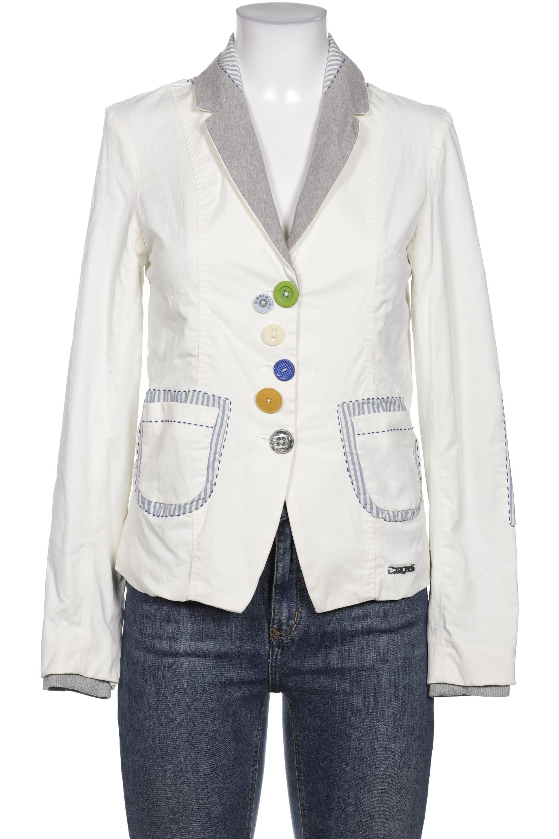 

Desigual Damen Blazer, cremeweiß