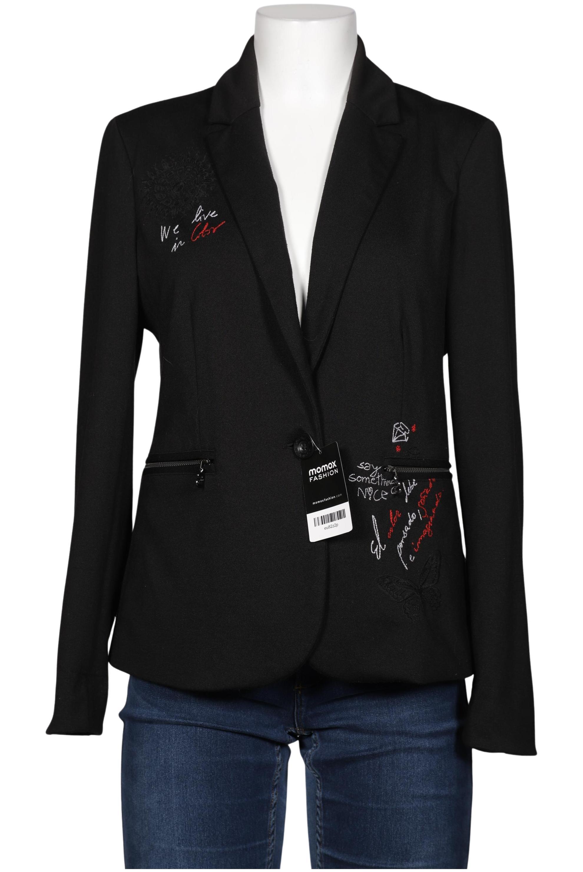 

Desigual Damen Blazer, schwarz, Gr. 40