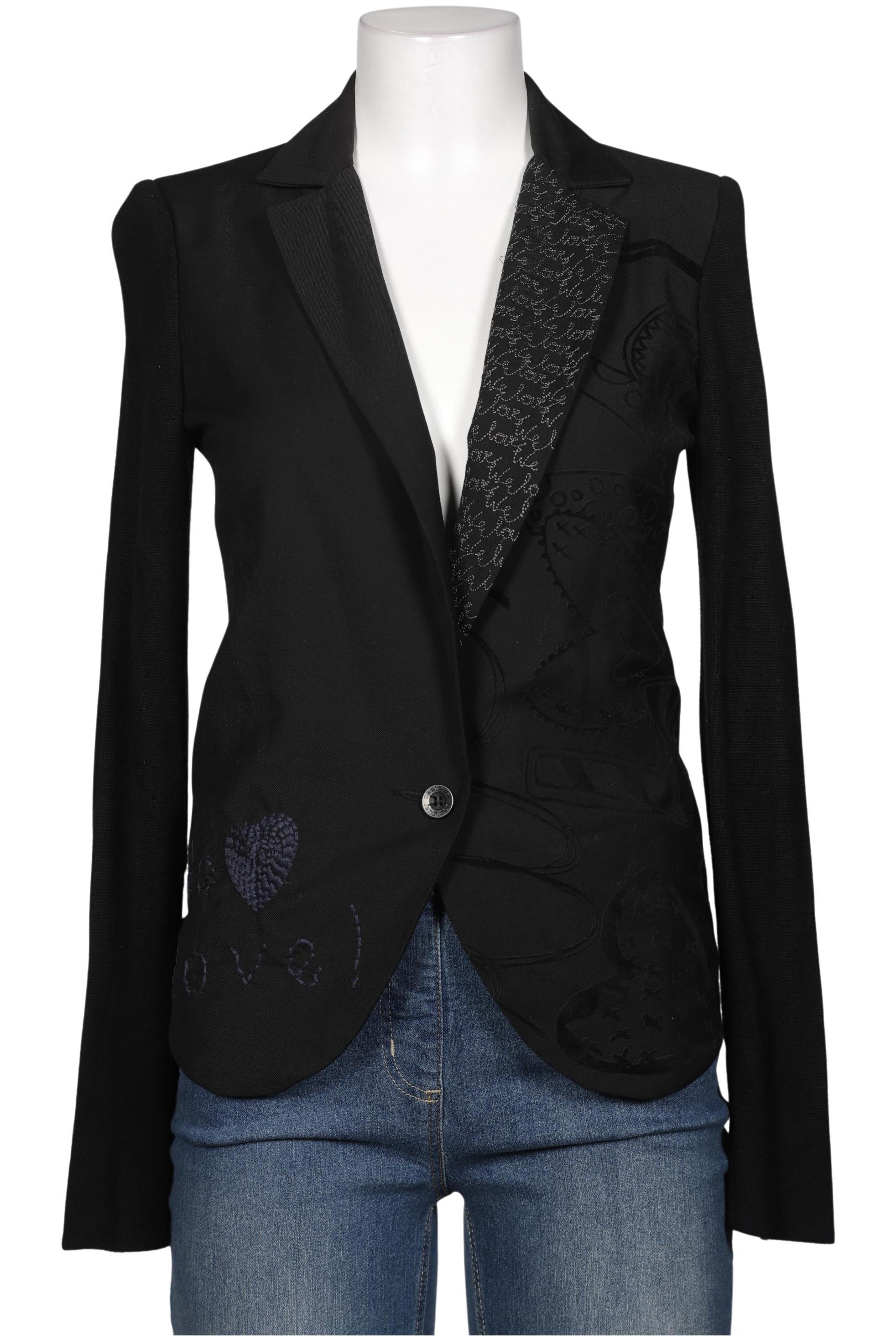 

Desigual Damen Blazer, schwarz, Gr. 38