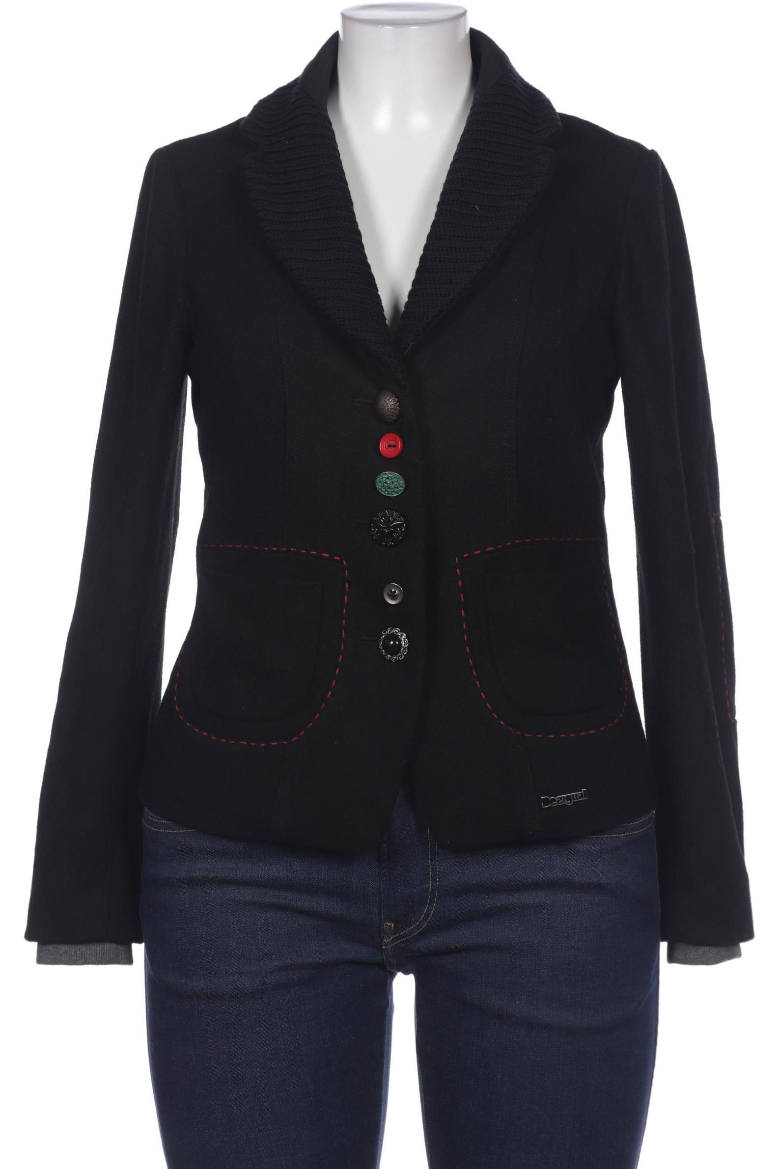 

Desigual Damen Blazer, schwarz, Gr. 42