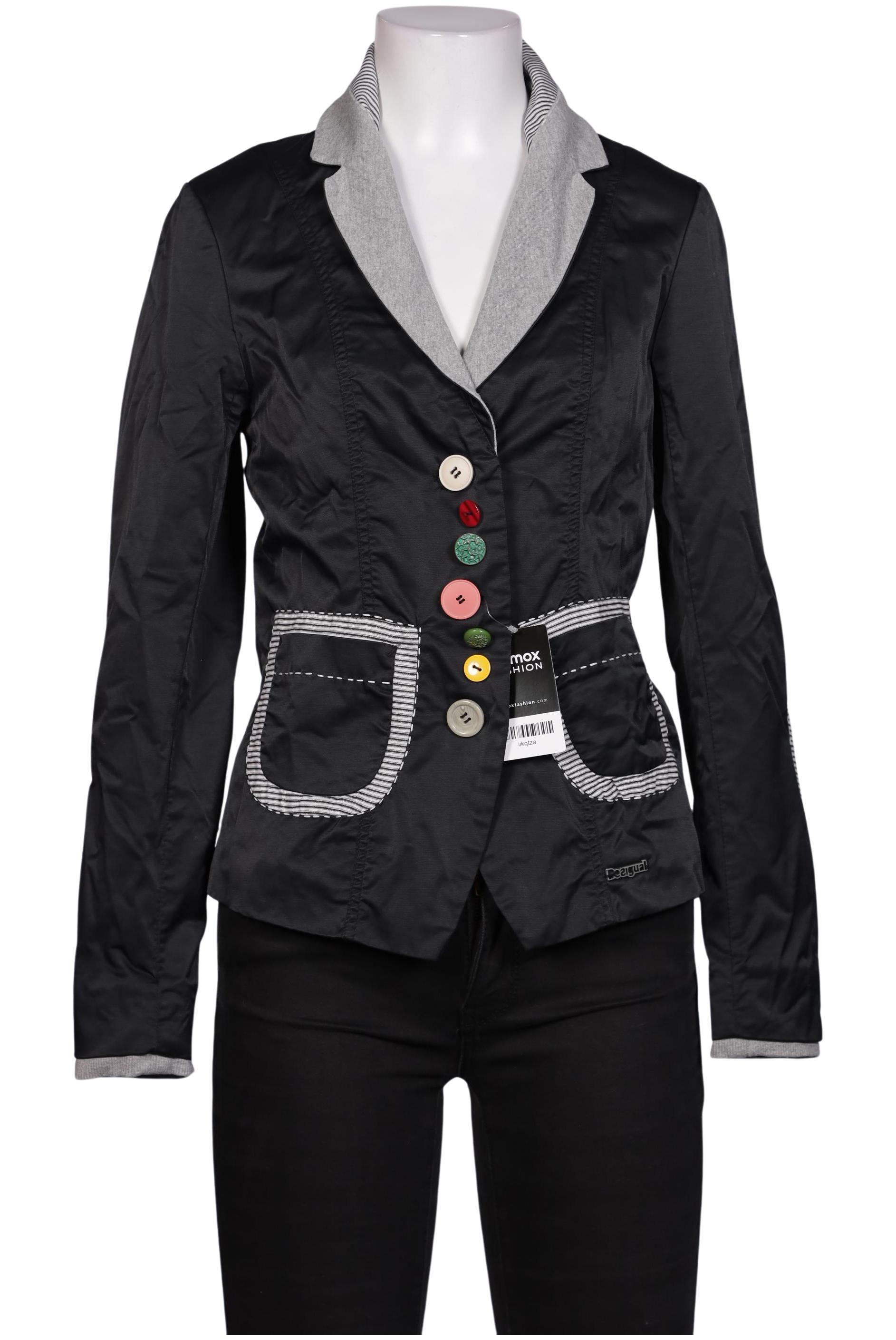 

Desigual Damen Blazer, schwarz, Gr. 38