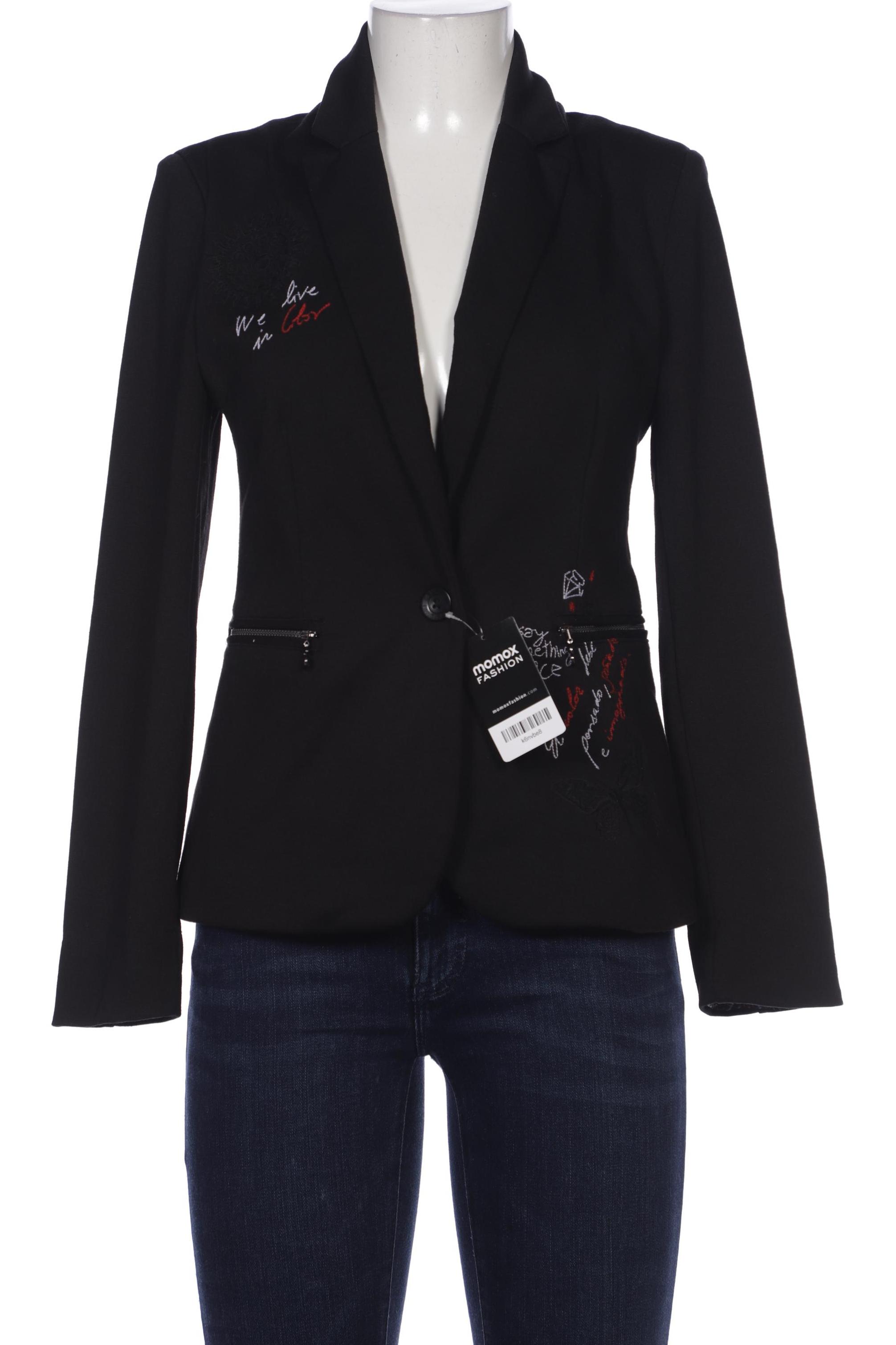 

Desigual Damen Blazer, schwarz, Gr. 38