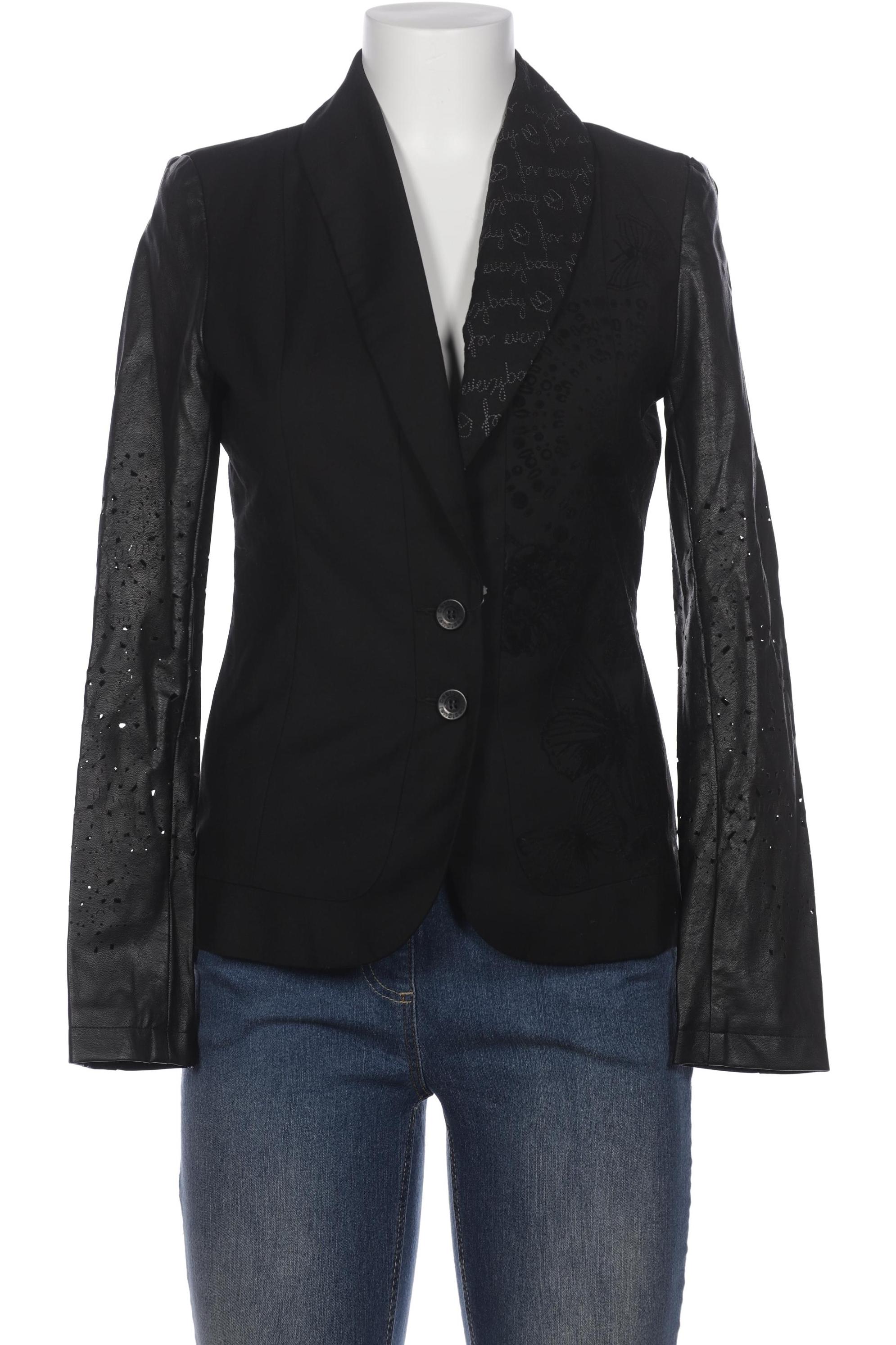 

Desigual Damen Blazer, schwarz, Gr. 38