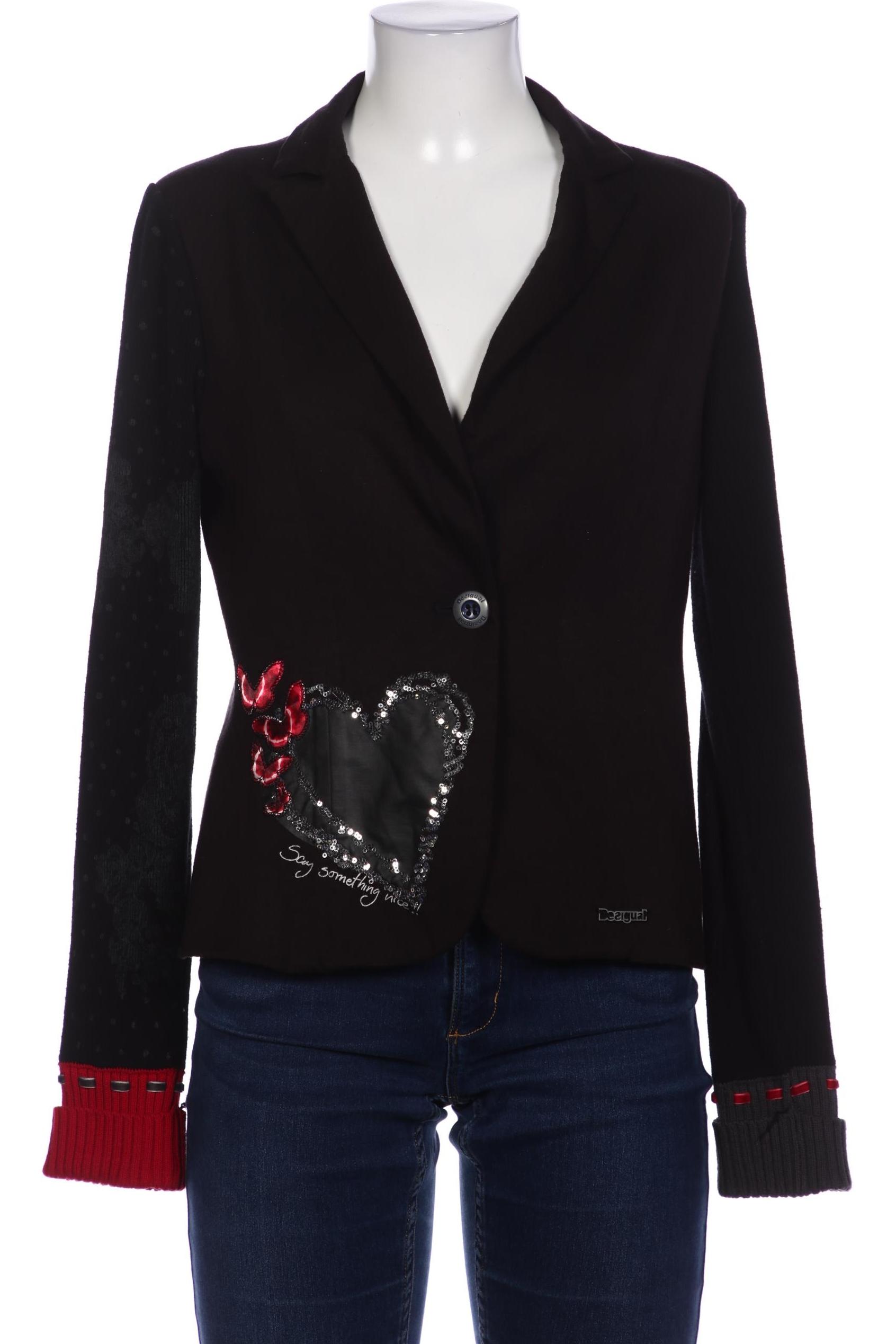 

Desigual Damen Blazer, schwarz, Gr. 40