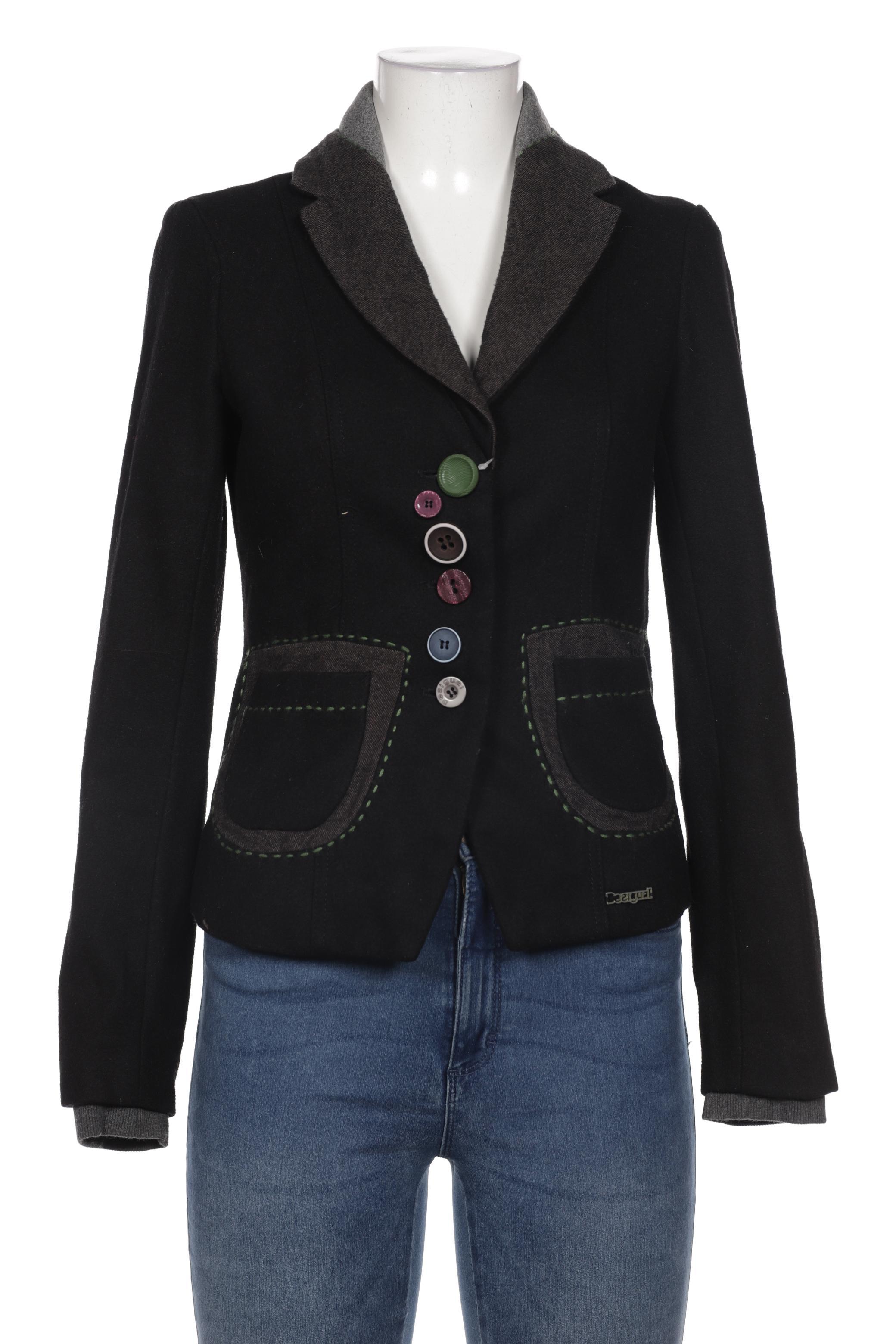 

Desigual Damen Blazer, schwarz, Gr. 38