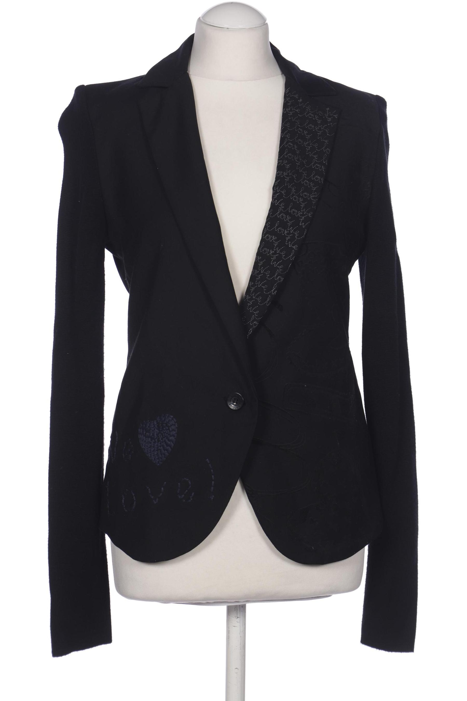 

Desigual Damen Blazer, schwarz, Gr. 38