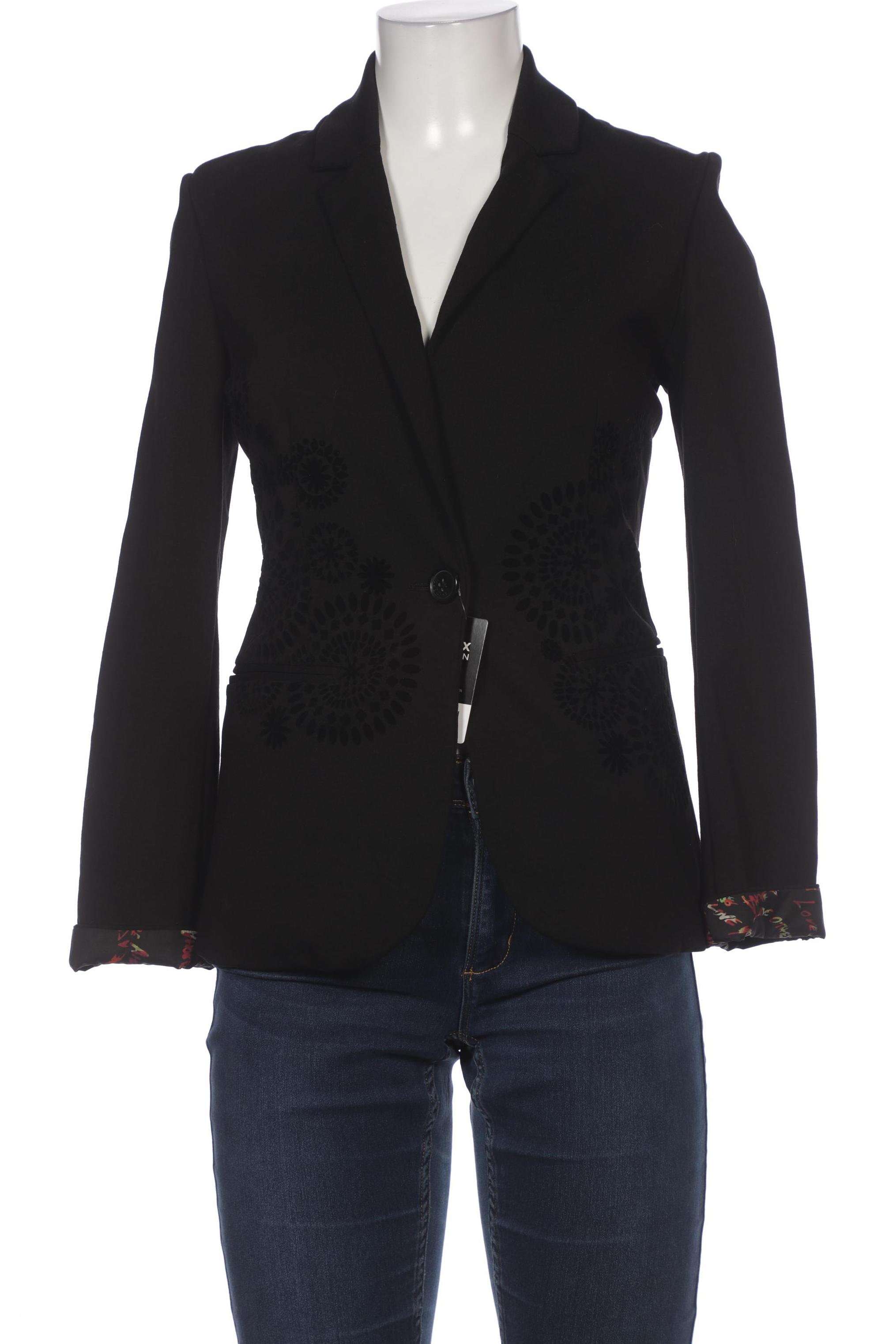 

Desigual Damen Blazer, schwarz, Gr. 38