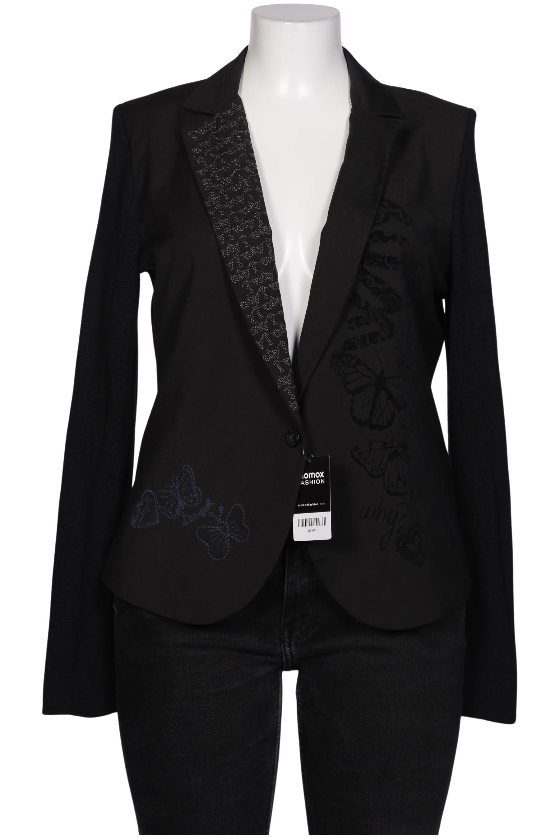 

Desigual Damen Blazer, schwarz, Gr. 44