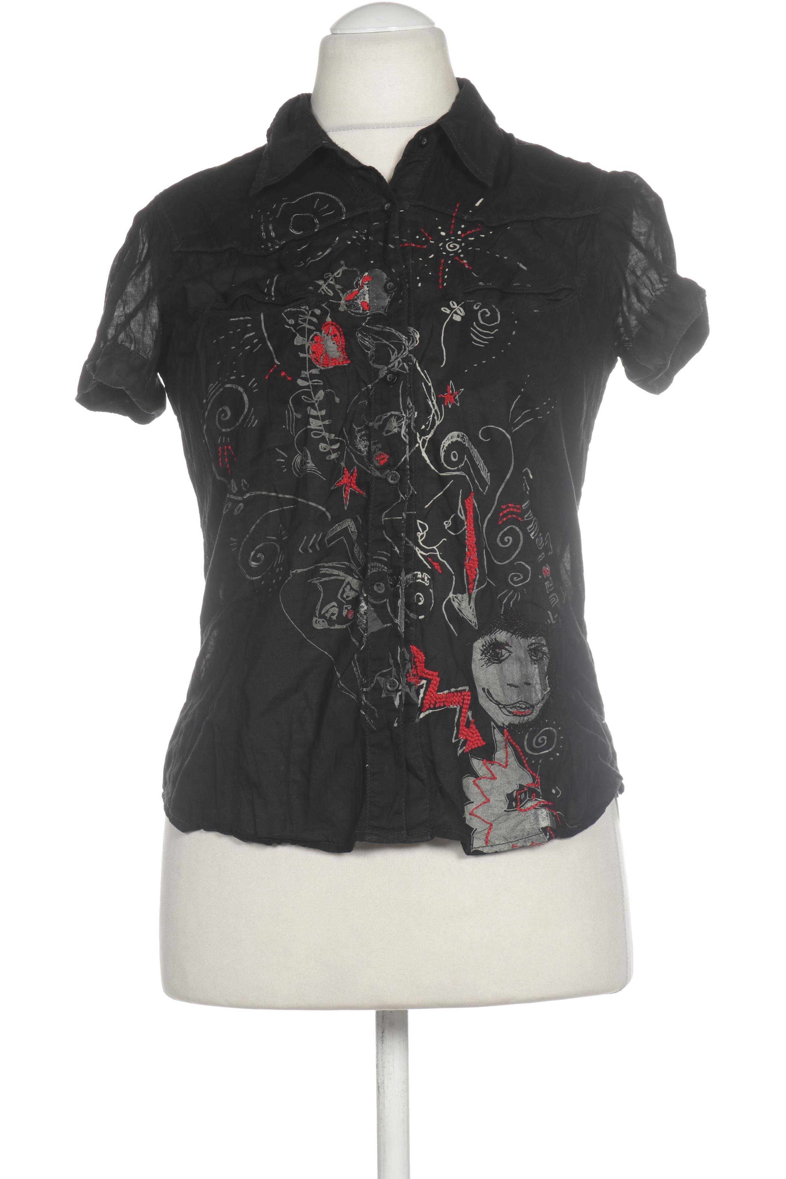 

Desigual Damen Bluse, schwarz, Gr. 40