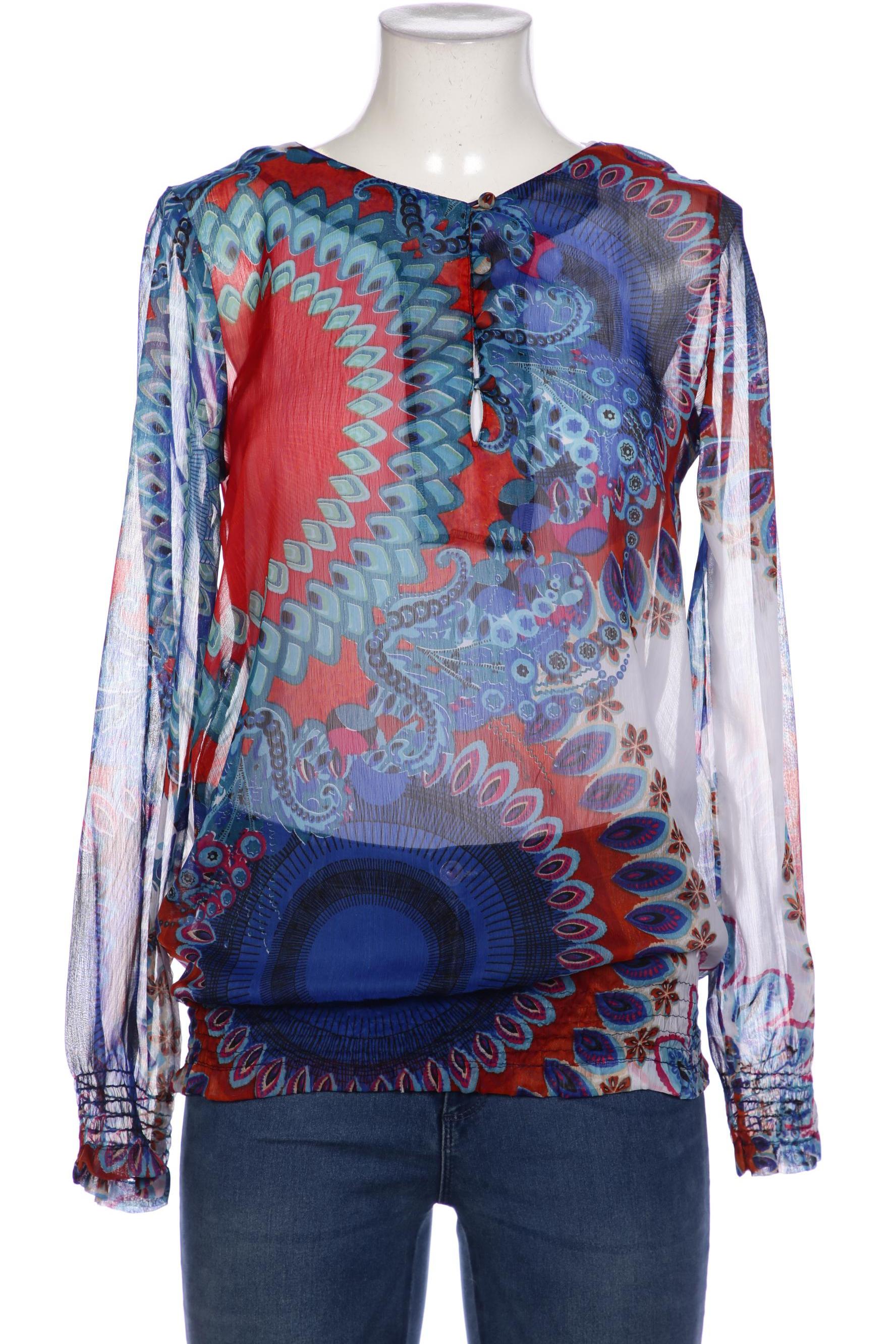 

Desigual Damen Bluse, blau, Gr. 42