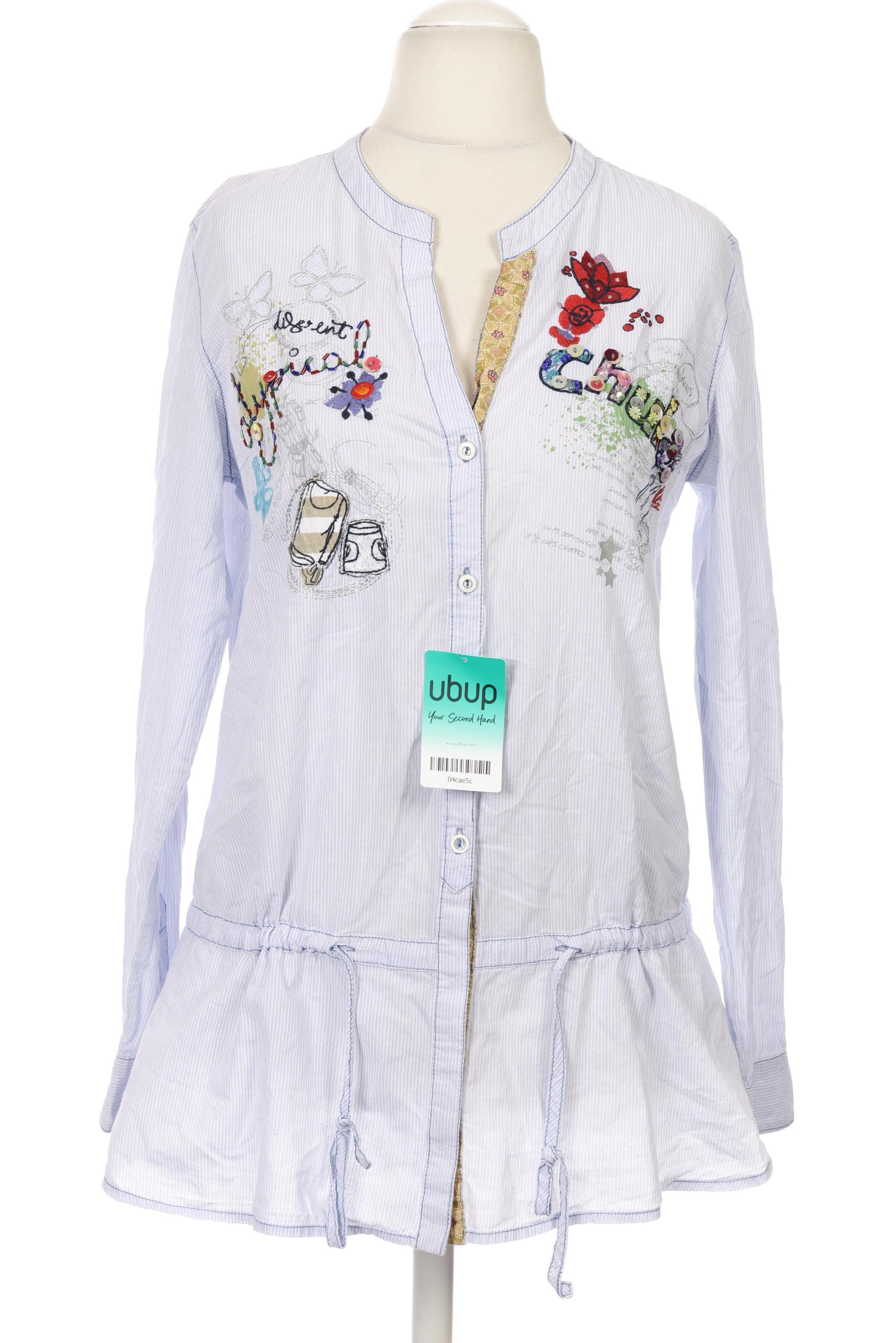 

Desigual Damen Bluse, blau, Gr.