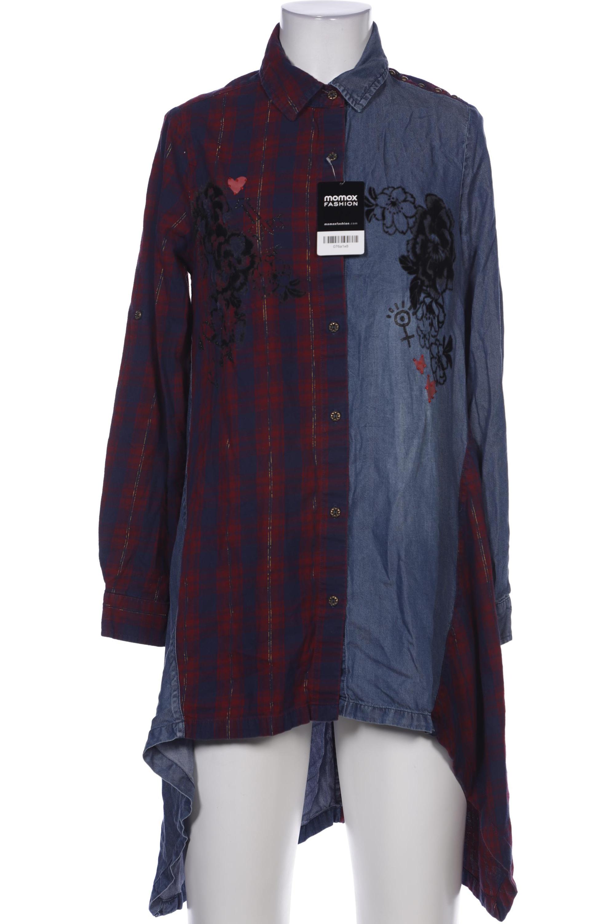 

Desigual Damen Bluse, blau, Gr. 36