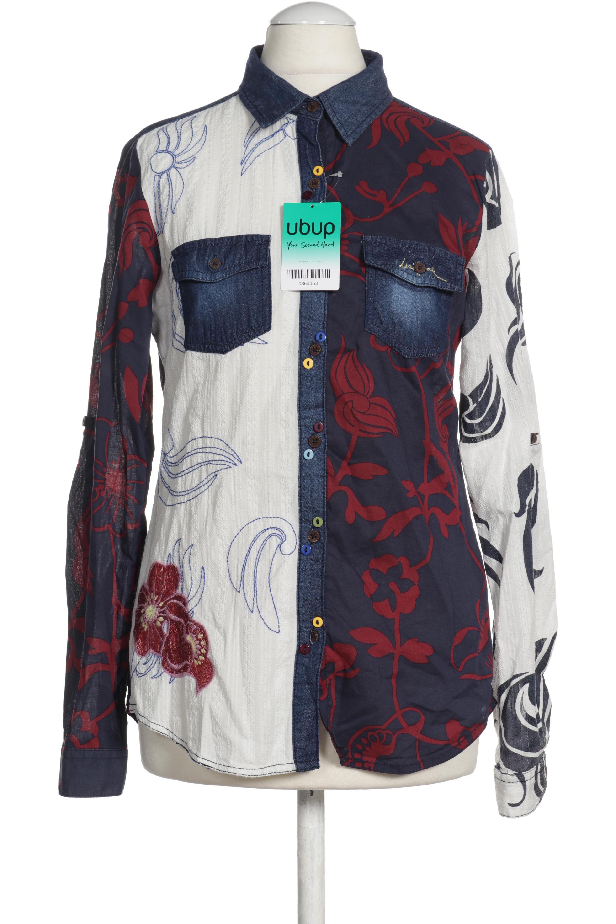 

Desigual Damen Bluse, blau, Gr.