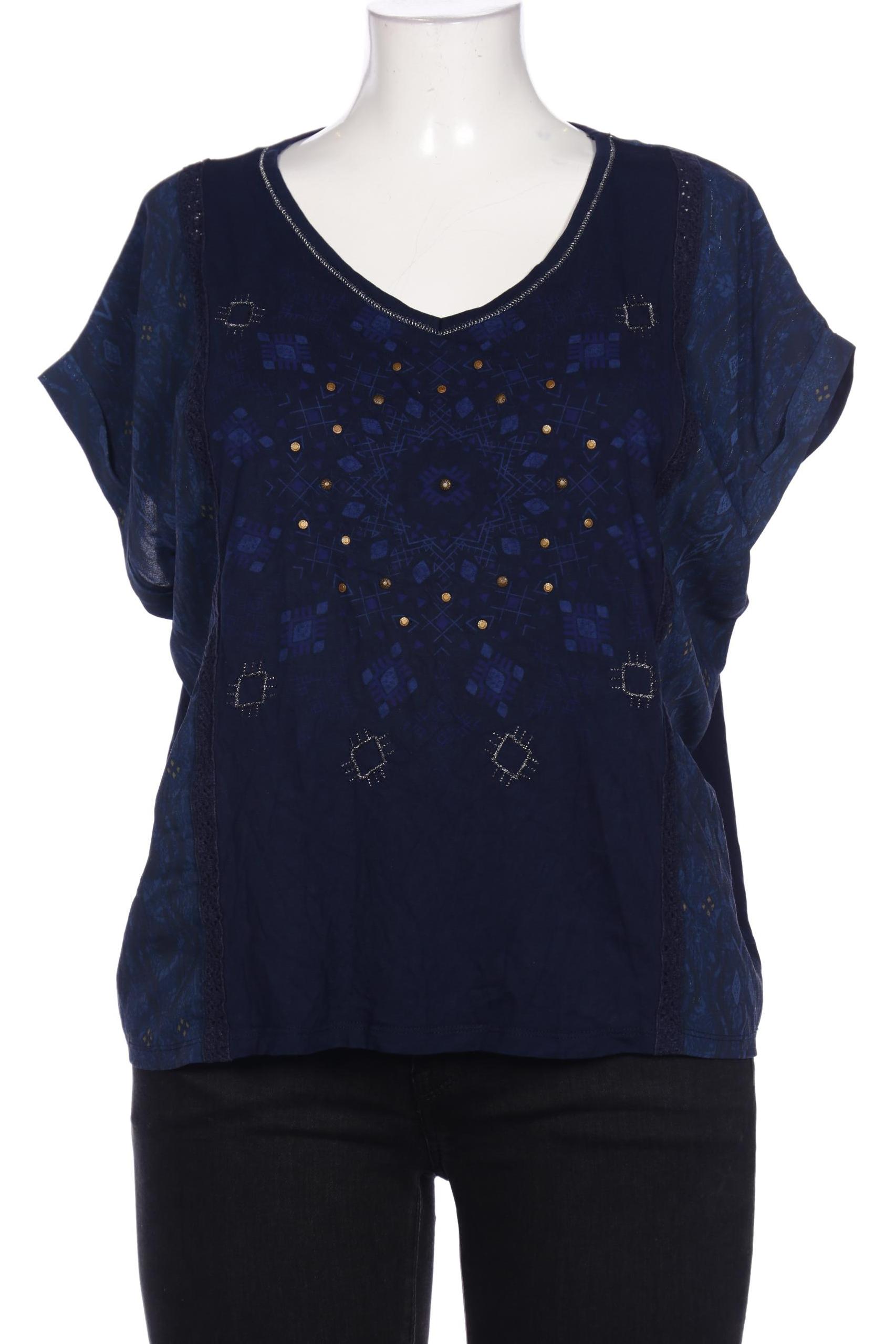 

Desigual Damen Bluse, marineblau, Gr. 46
