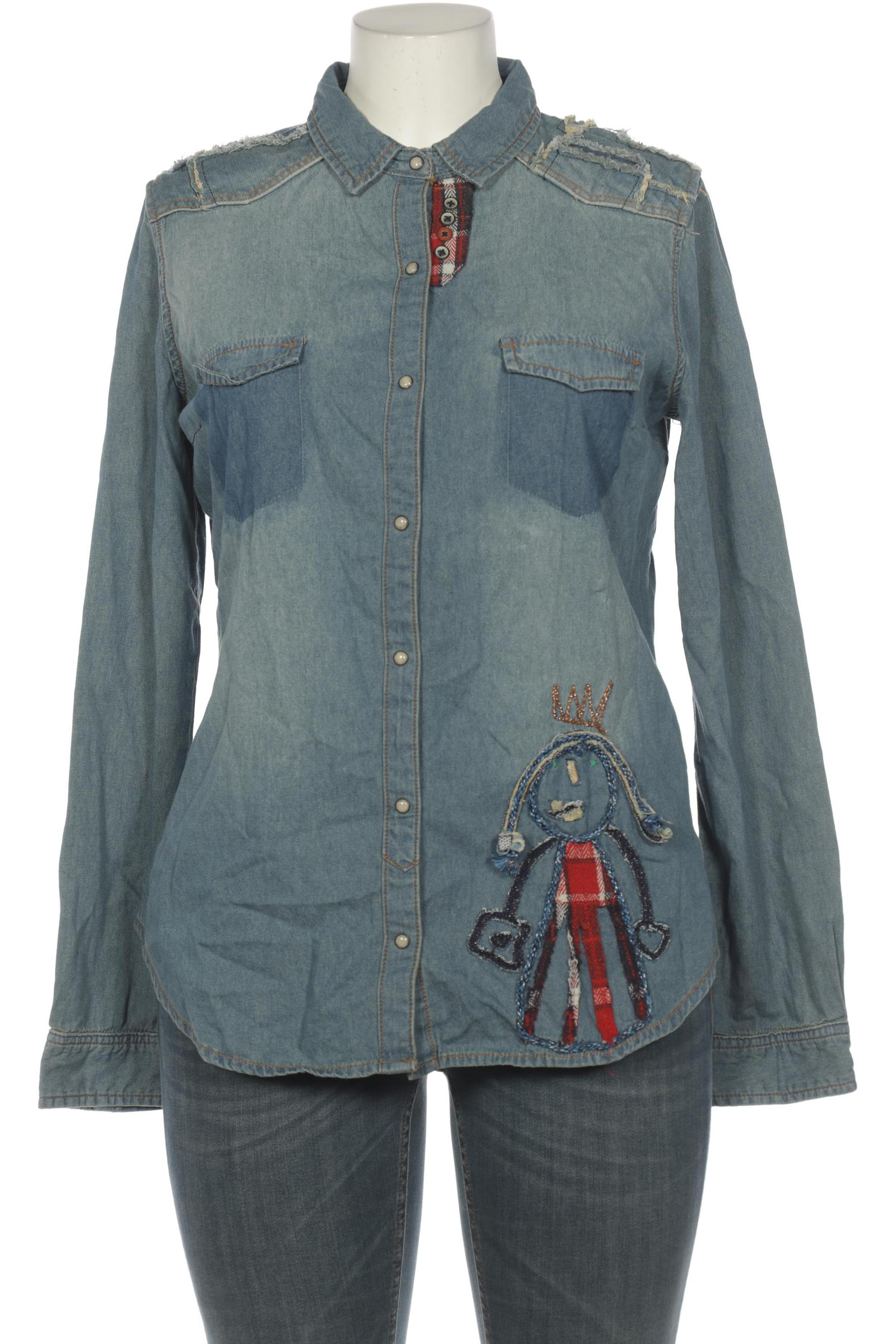 

Desigual Damen Bluse, blau