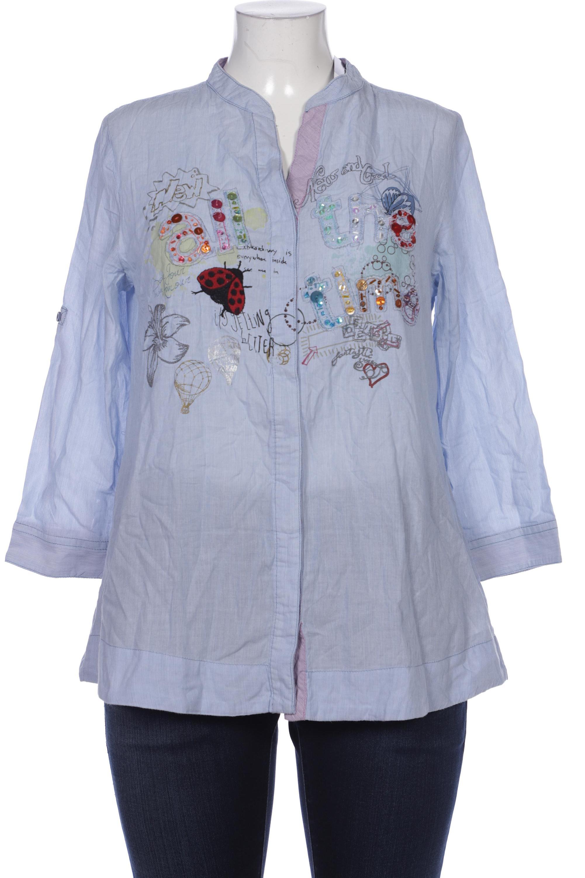 

Desigual Damen Bluse, blau, Gr. 44
