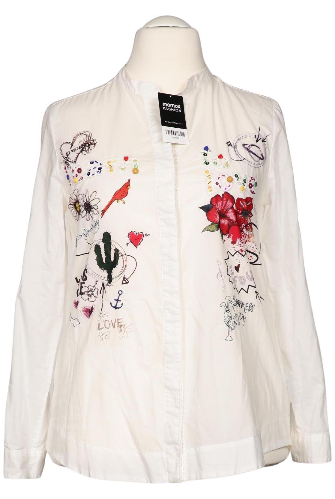 

Desigual Damen Bluse, weiß, Gr. 44