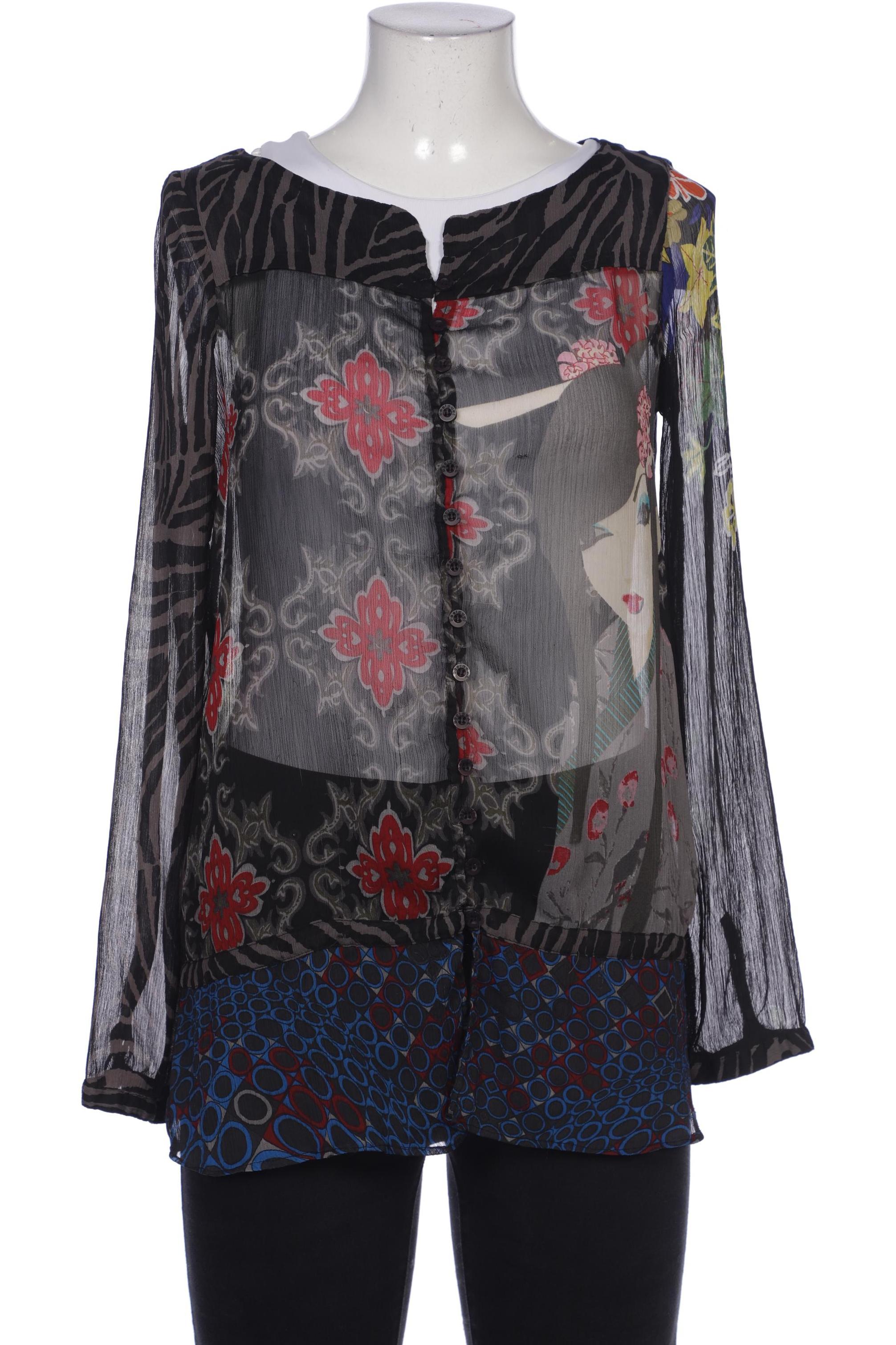 

Desigual Damen Bluse, schwarz, Gr. 42