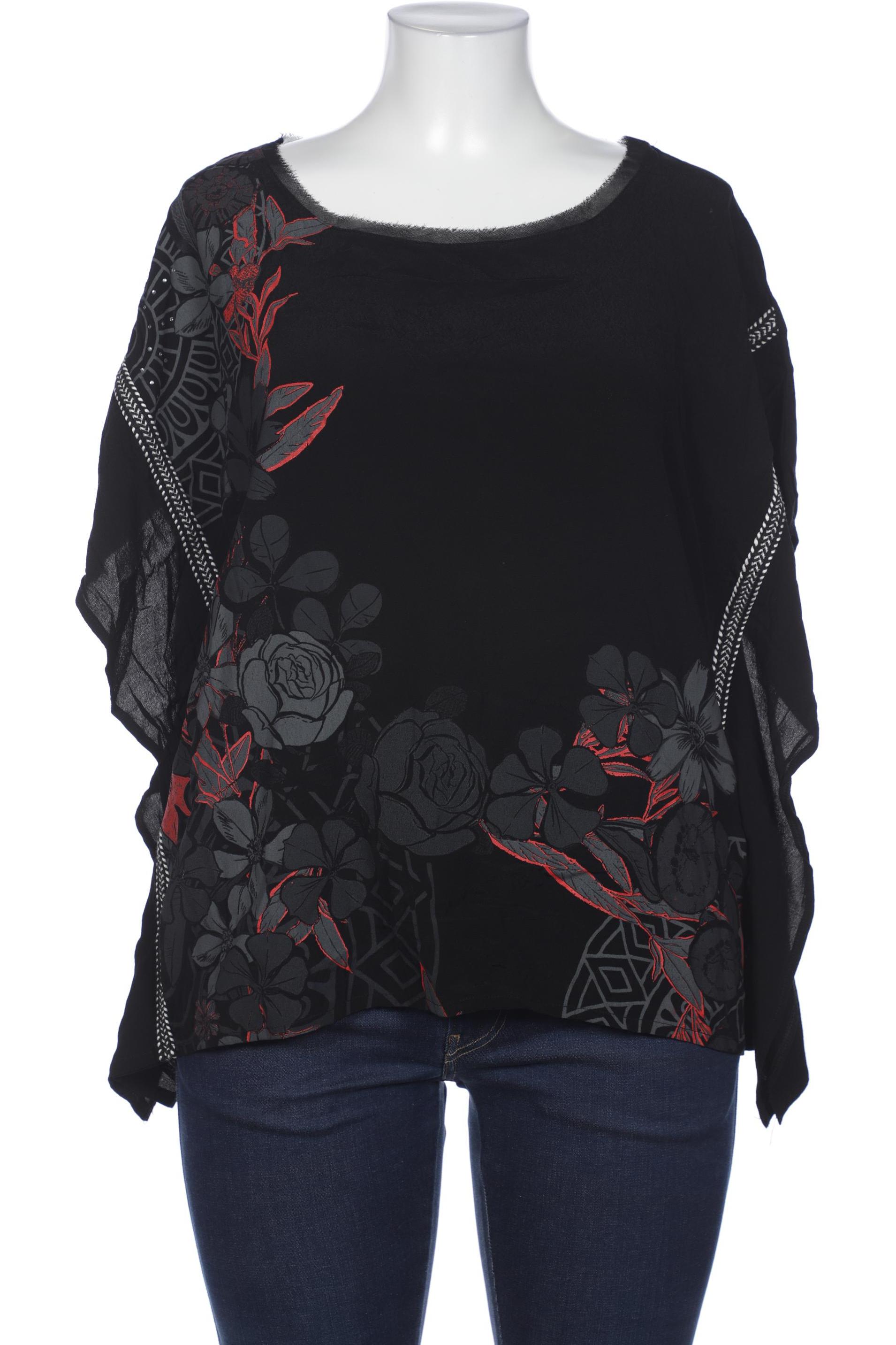 

Desigual Damen Bluse, schwarz, Gr. 42