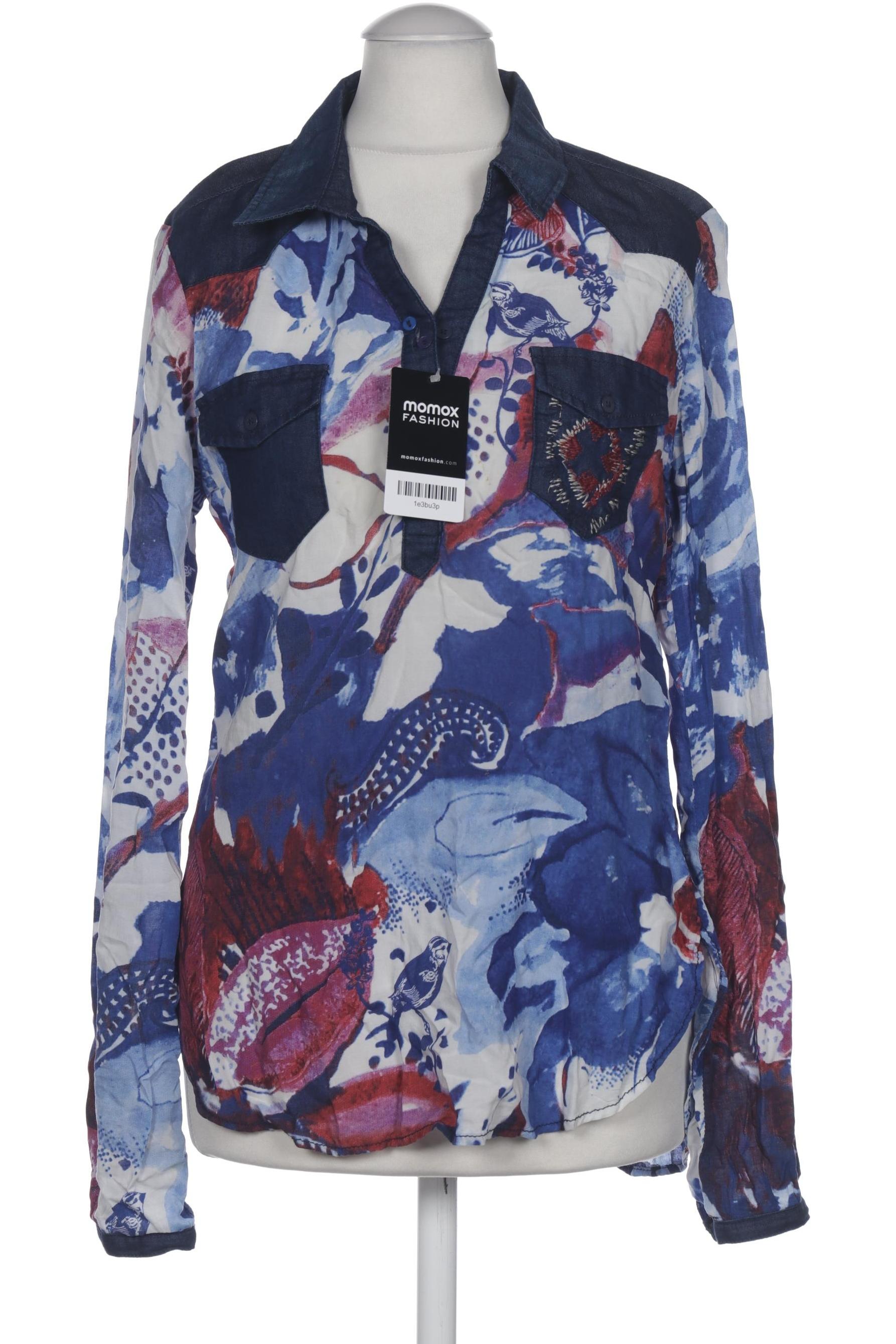 

Desigual Damen Bluse, marineblau, Gr. 34
