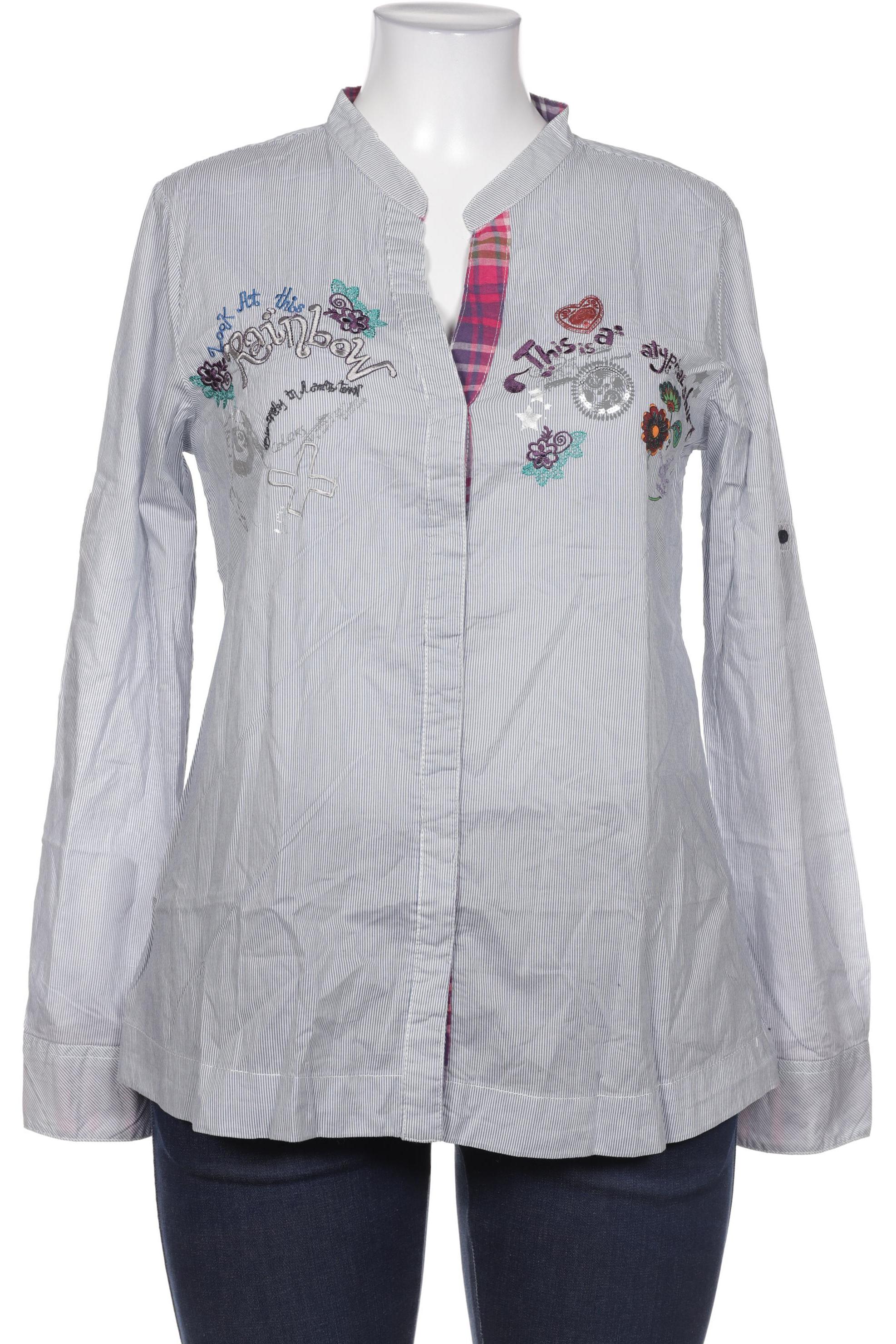 

Desigual Damen Bluse, blau, Gr. 44