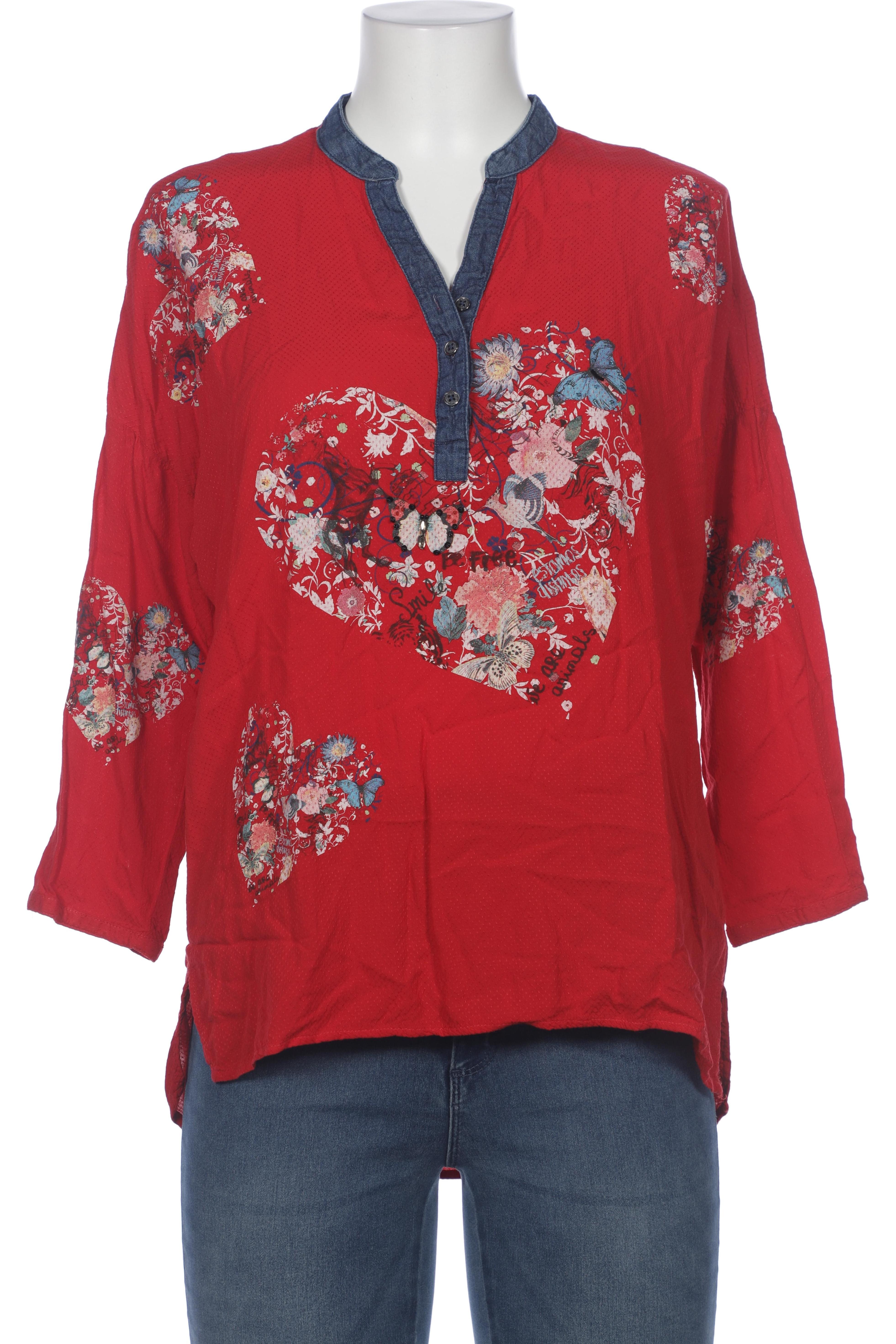 

Desigual Damen Bluse, rot, Gr. 38