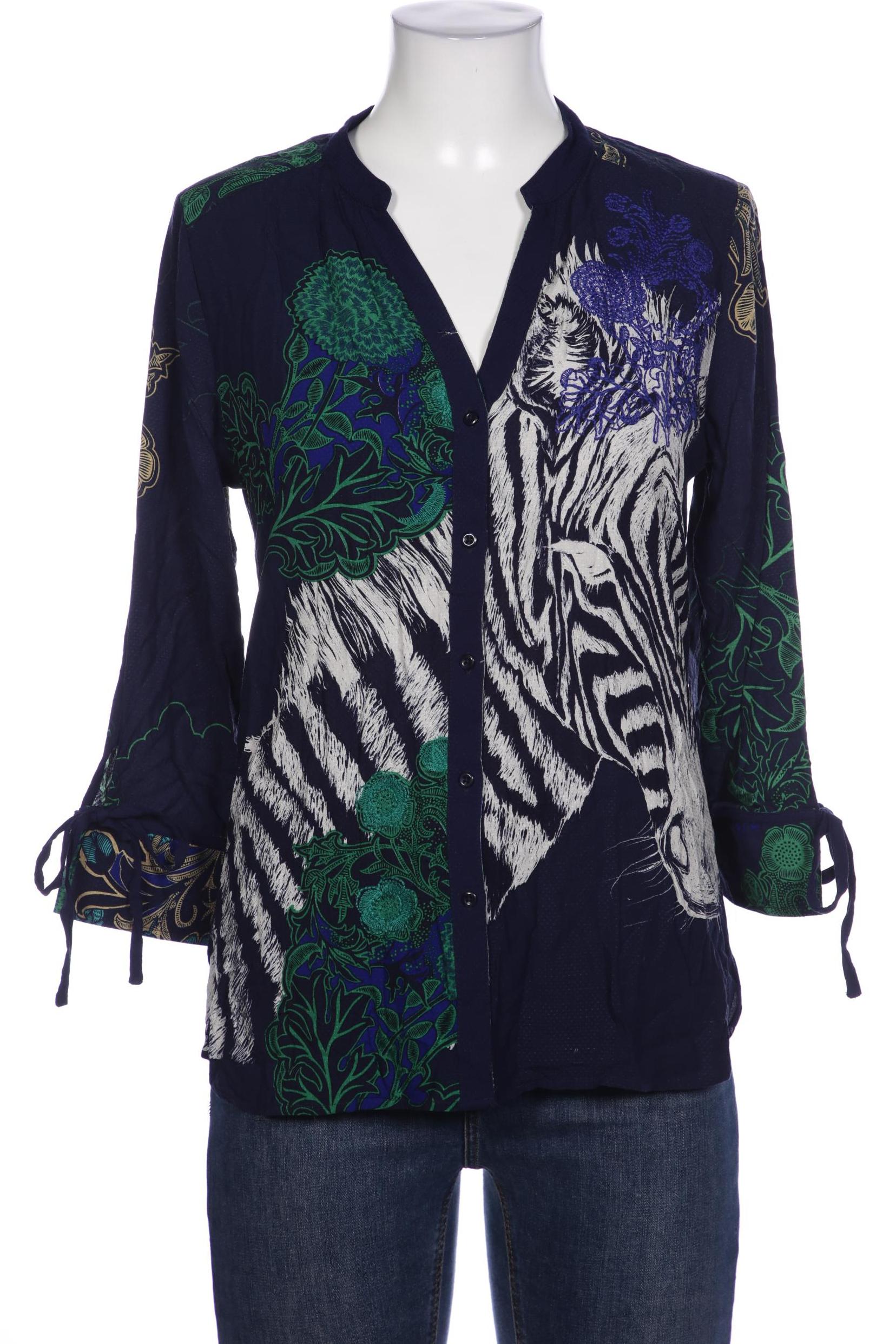 

Desigual Damen Bluse, marineblau, Gr. 38