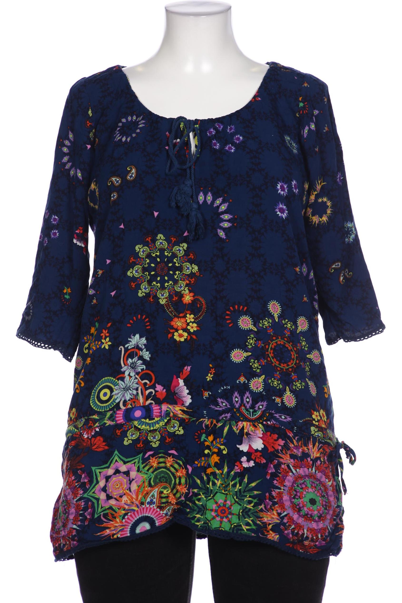 

Desigual Damen Bluse, marineblau, Gr. 42