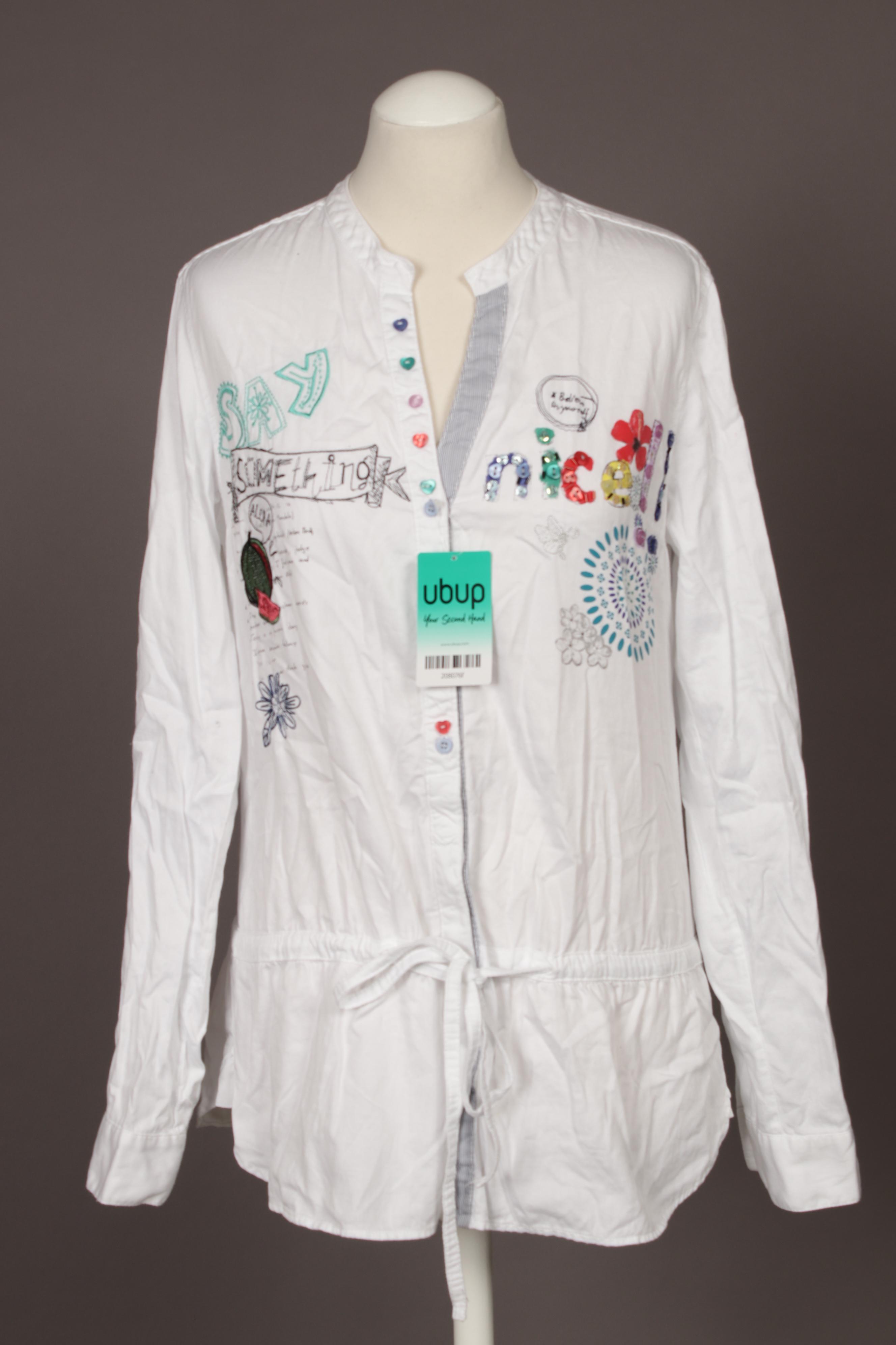 

Desigual Damen Bluse, weiß, Gr.