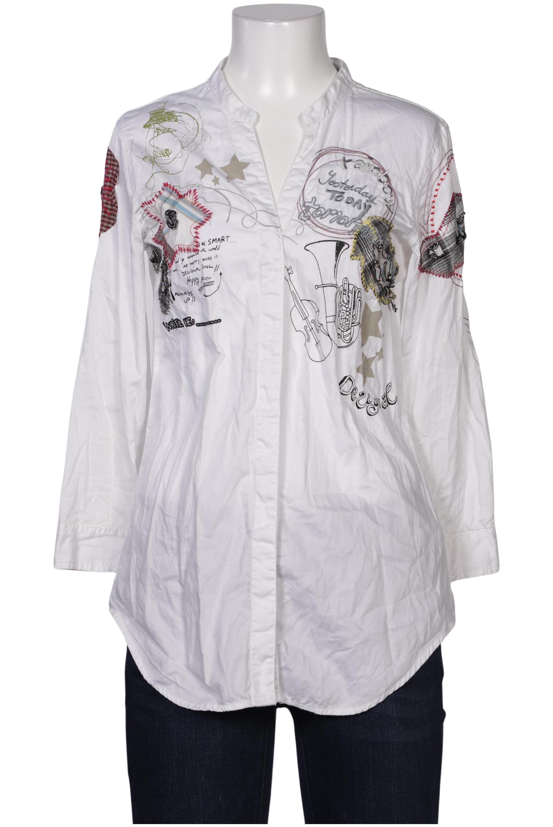 

Desigual Damen Bluse, weiß, Gr. 38