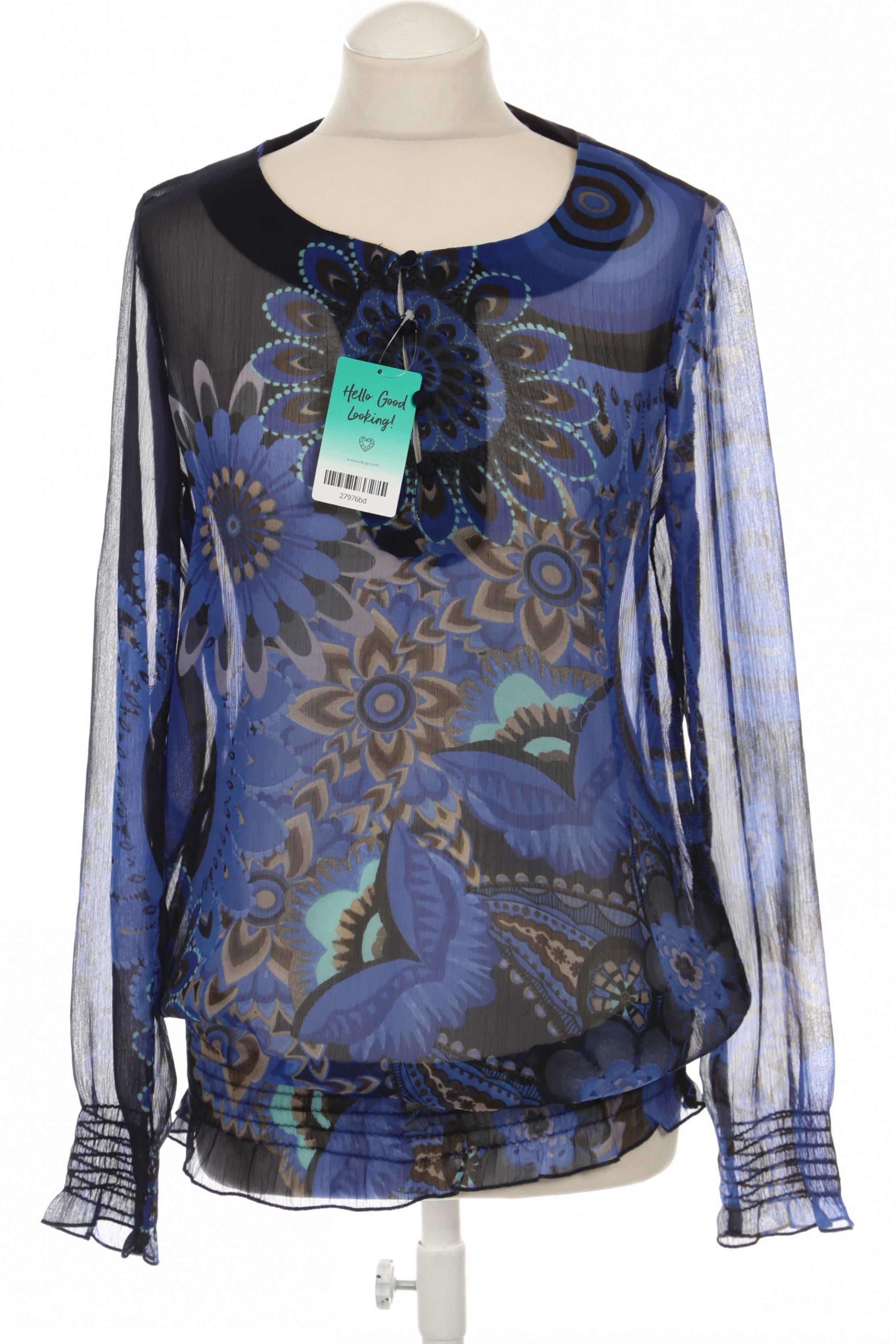 

Desigual Damen Bluse, blau, Gr.