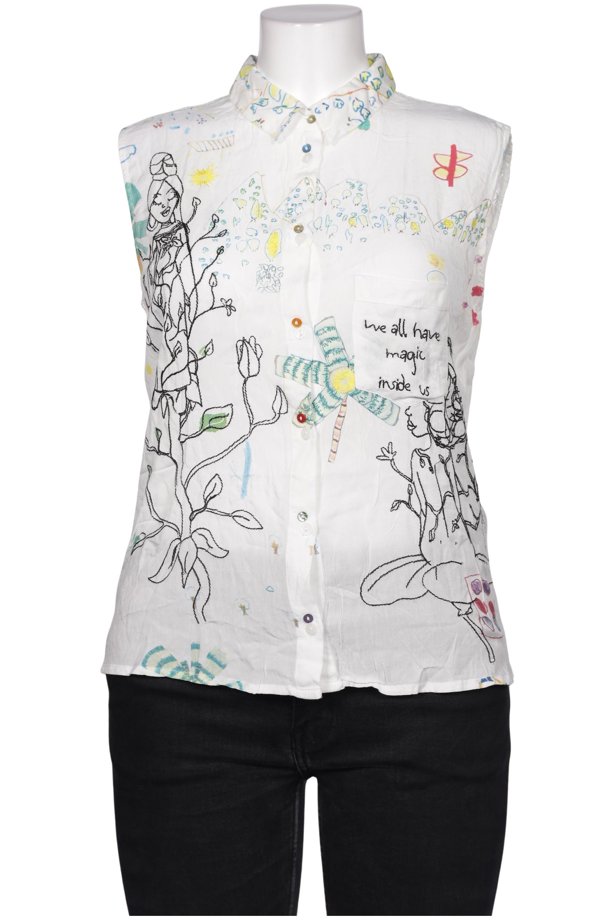 

Desigual Damen Bluse, weiß, Gr. 42