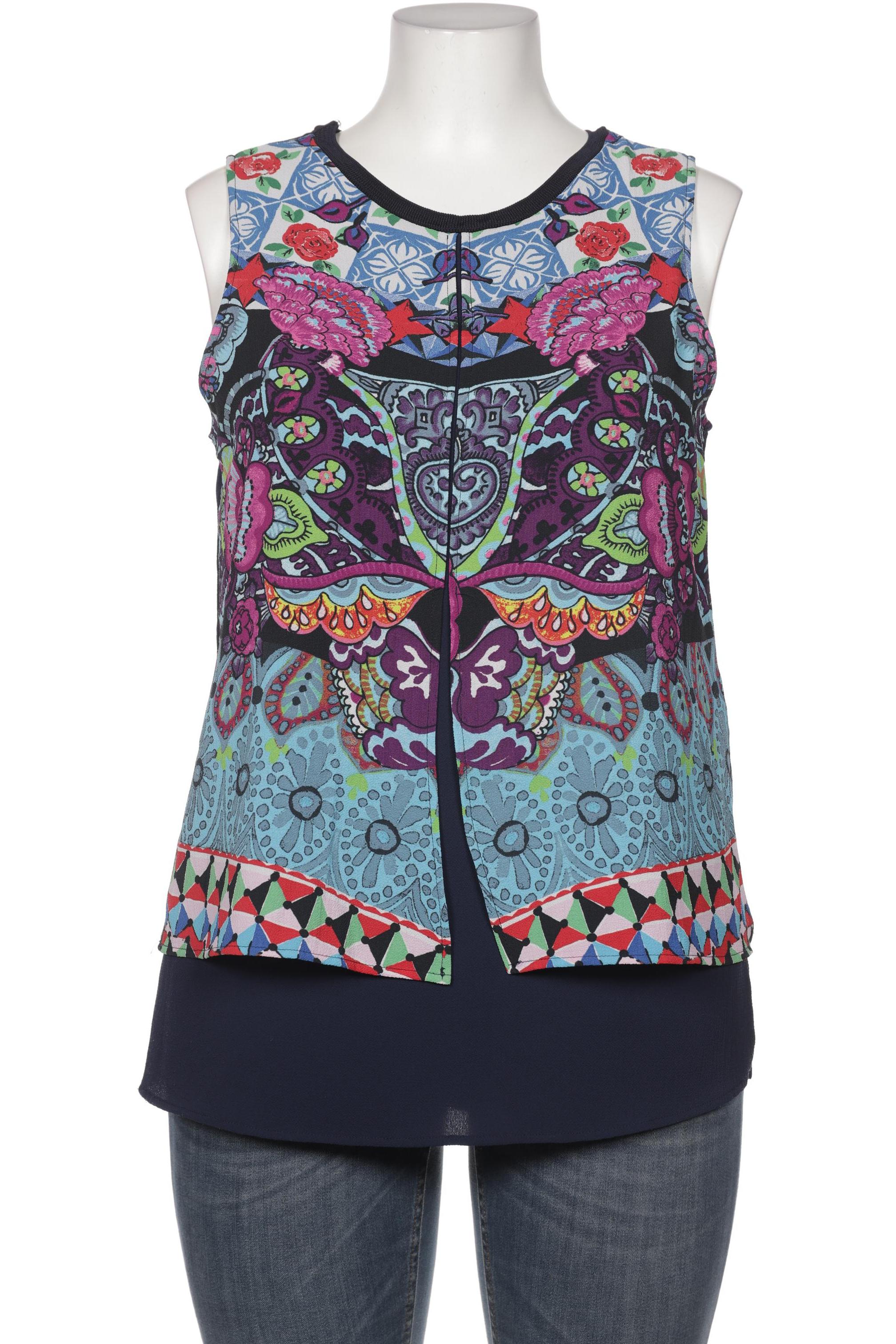 

Desigual Damen Bluse, marineblau, Gr. 44
