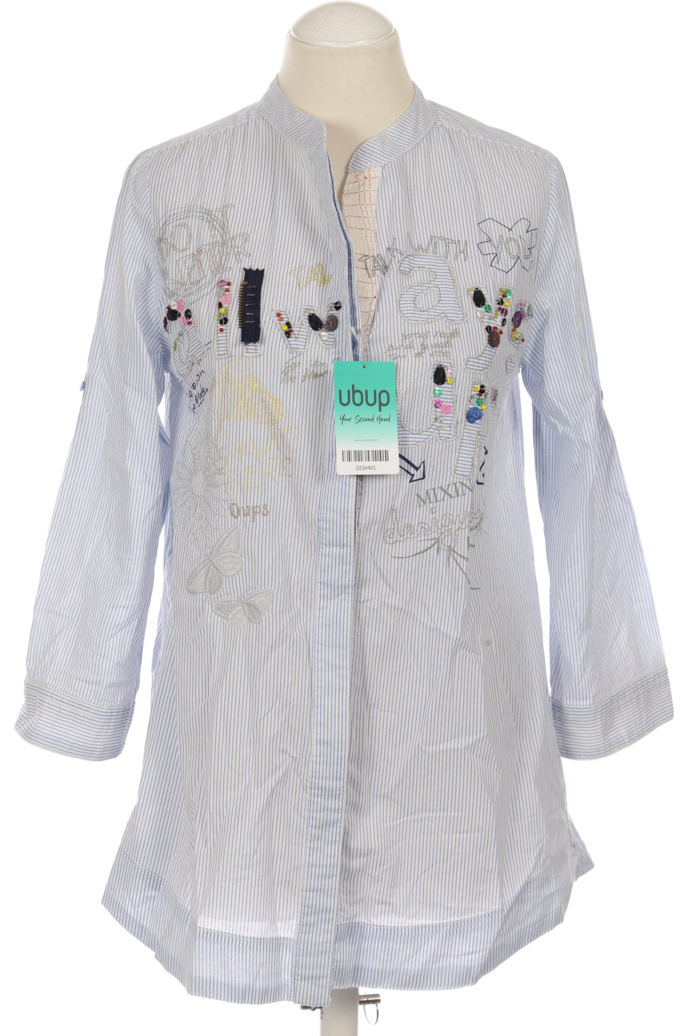 

Desigual Damen Bluse, blau, Gr.