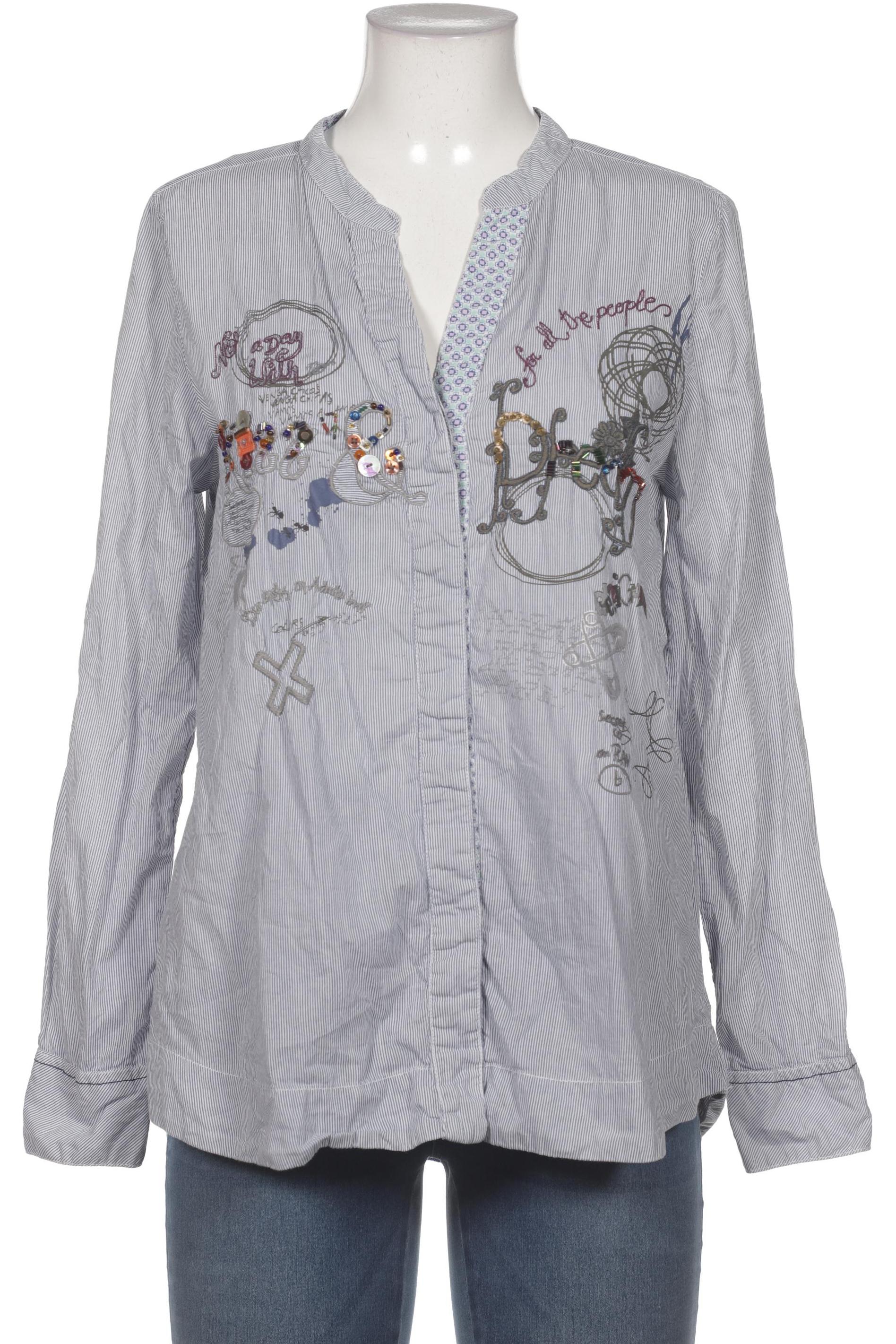 

Desigual Damen Bluse, blau, Gr. 42