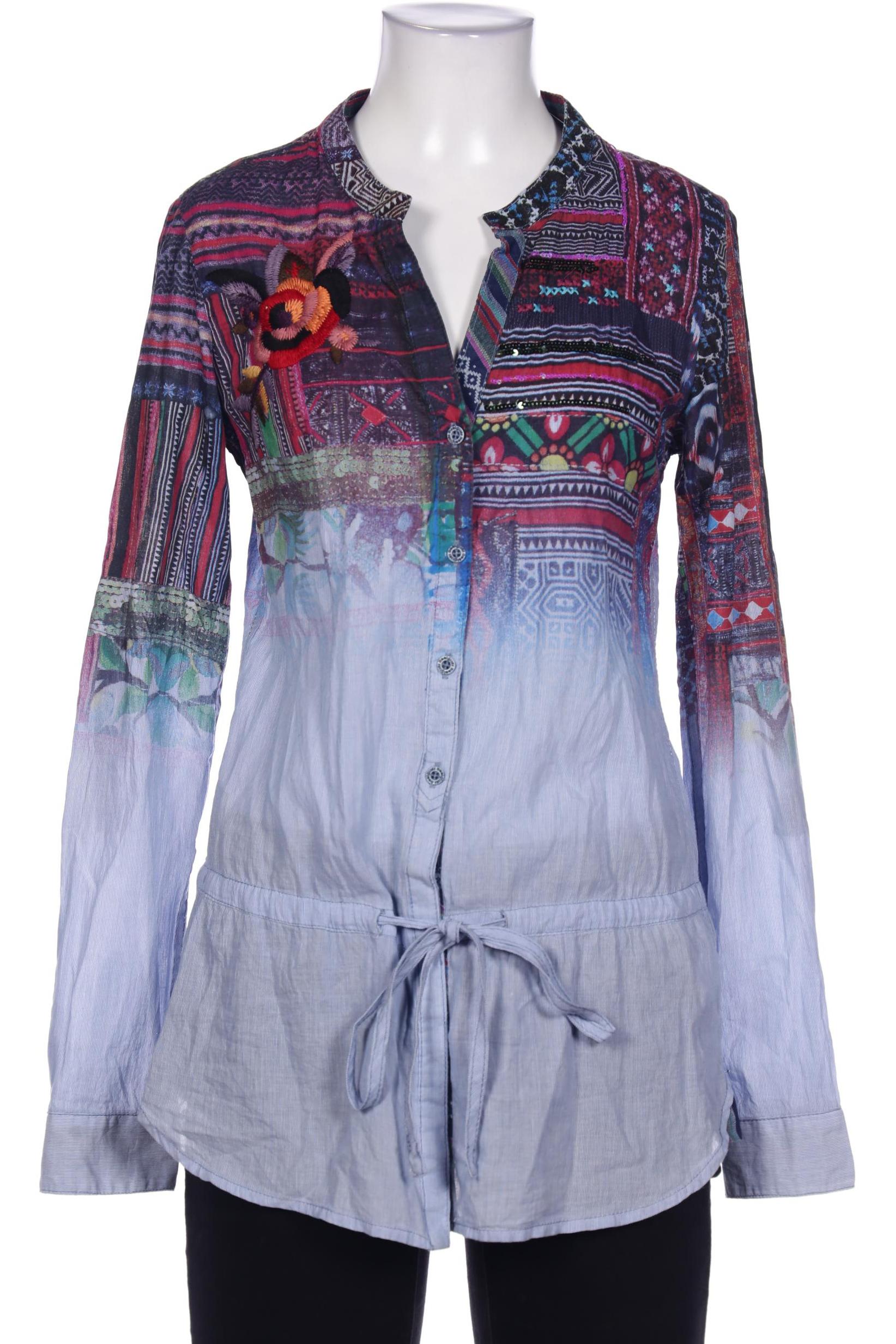 

Desigual Damen Bluse, hellblau, Gr. 36