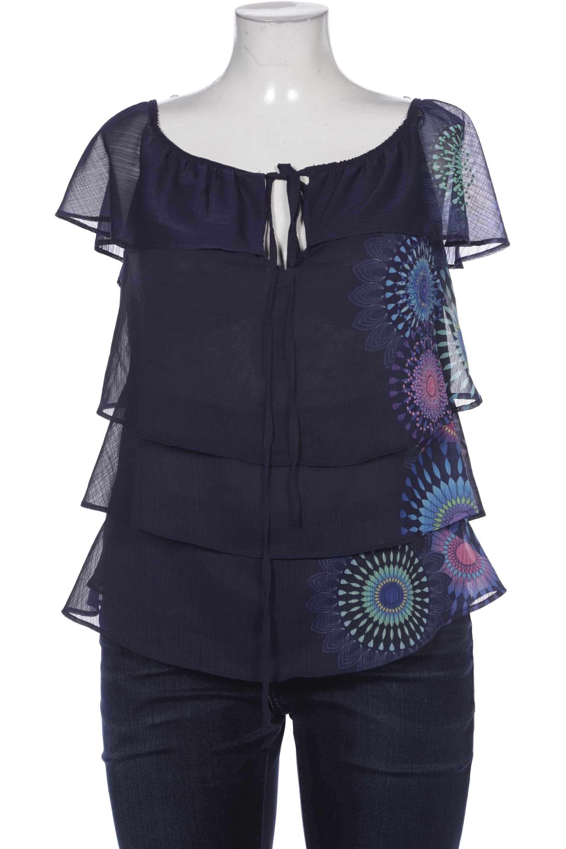 

Desigual Damen Bluse, marineblau, Gr. 42