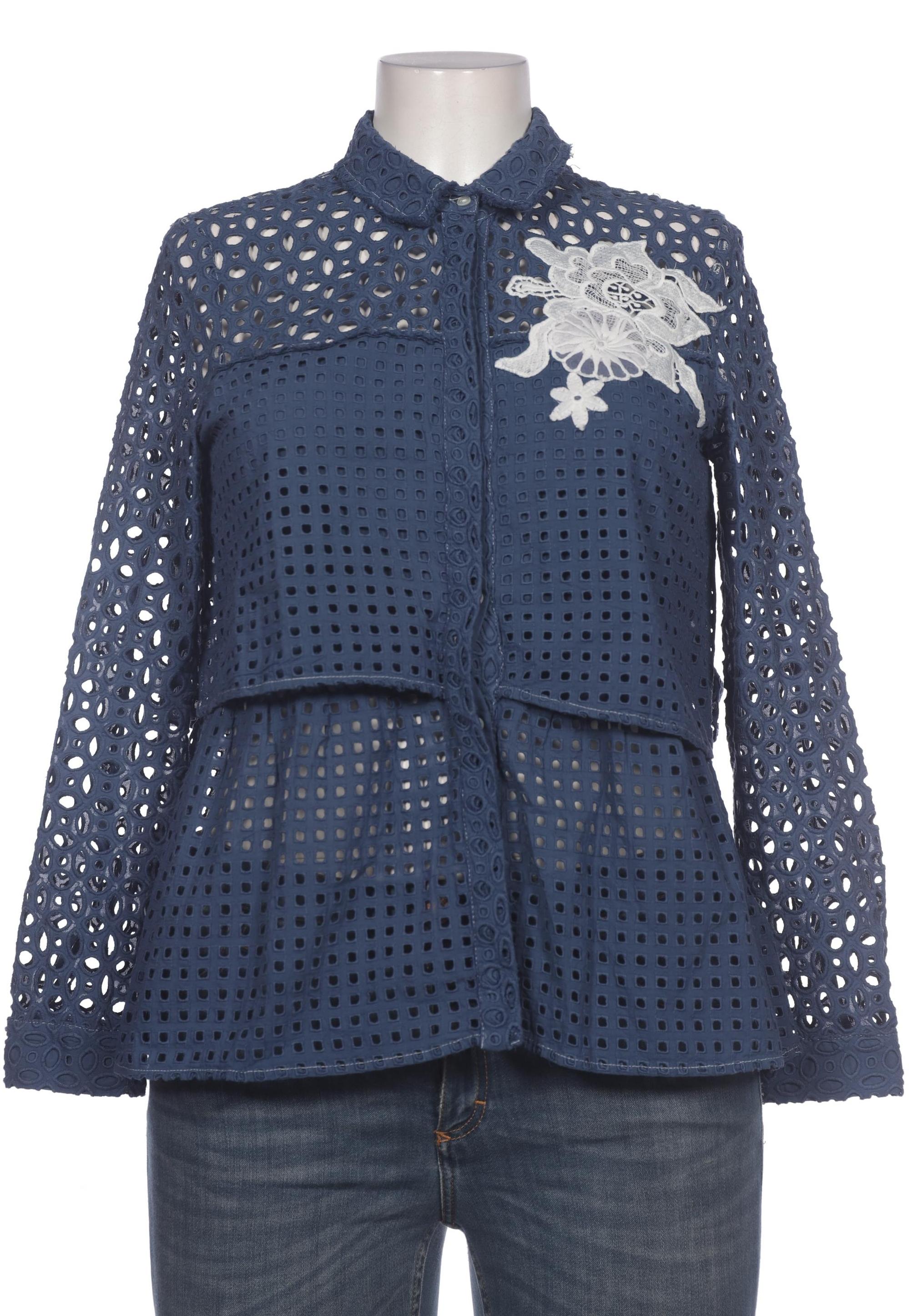 

Desigual Damen Bluse, blau, Gr. 44