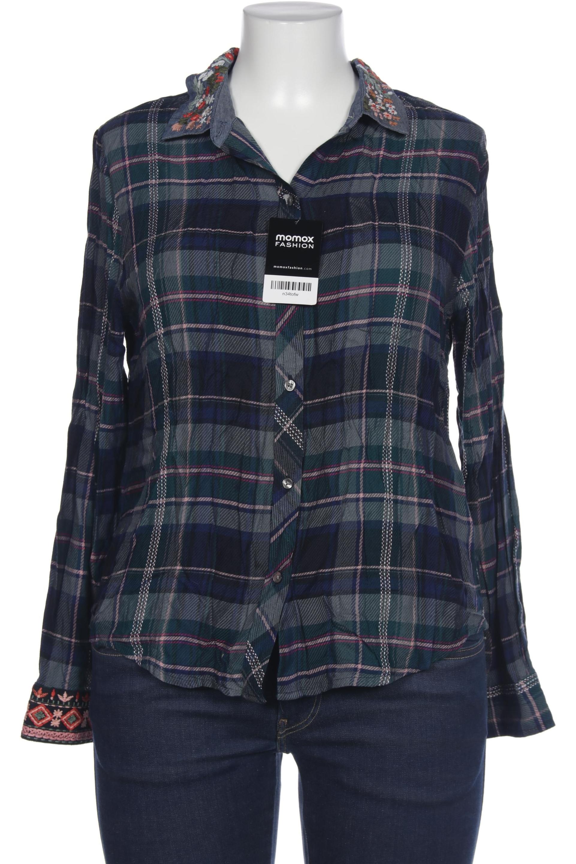 

Desigual Damen Bluse, blau, Gr. 42