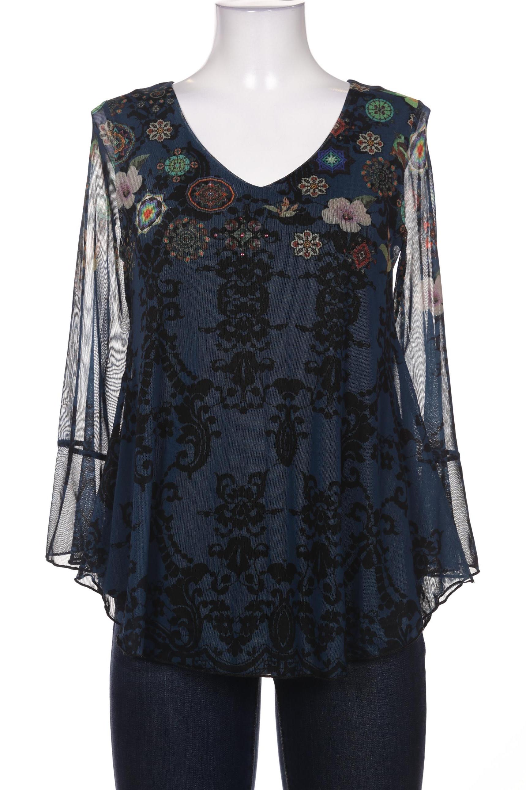 

Desigual Damen Bluse, marineblau, Gr. 38