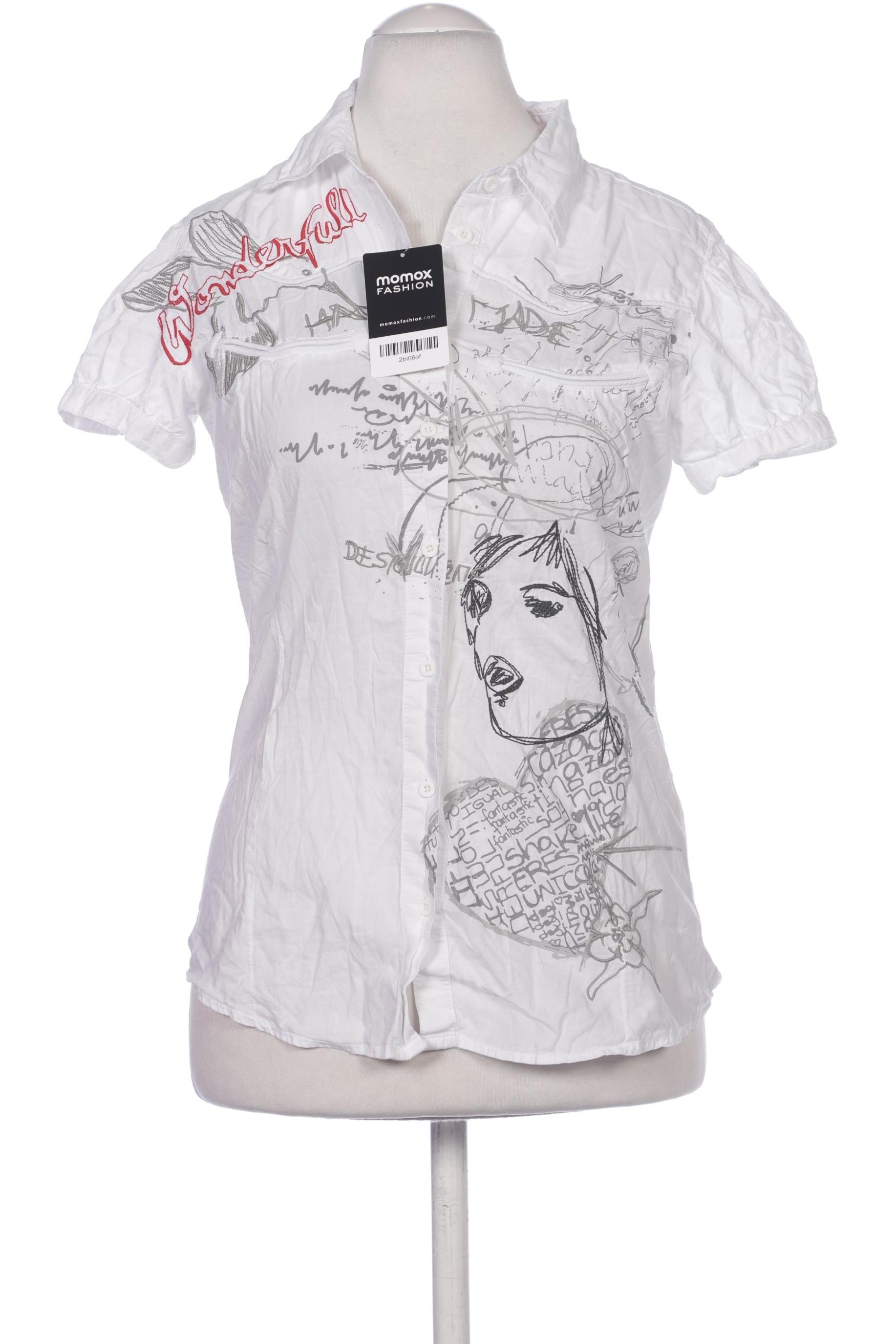 

Desigual Damen Bluse, weiß, Gr. 38